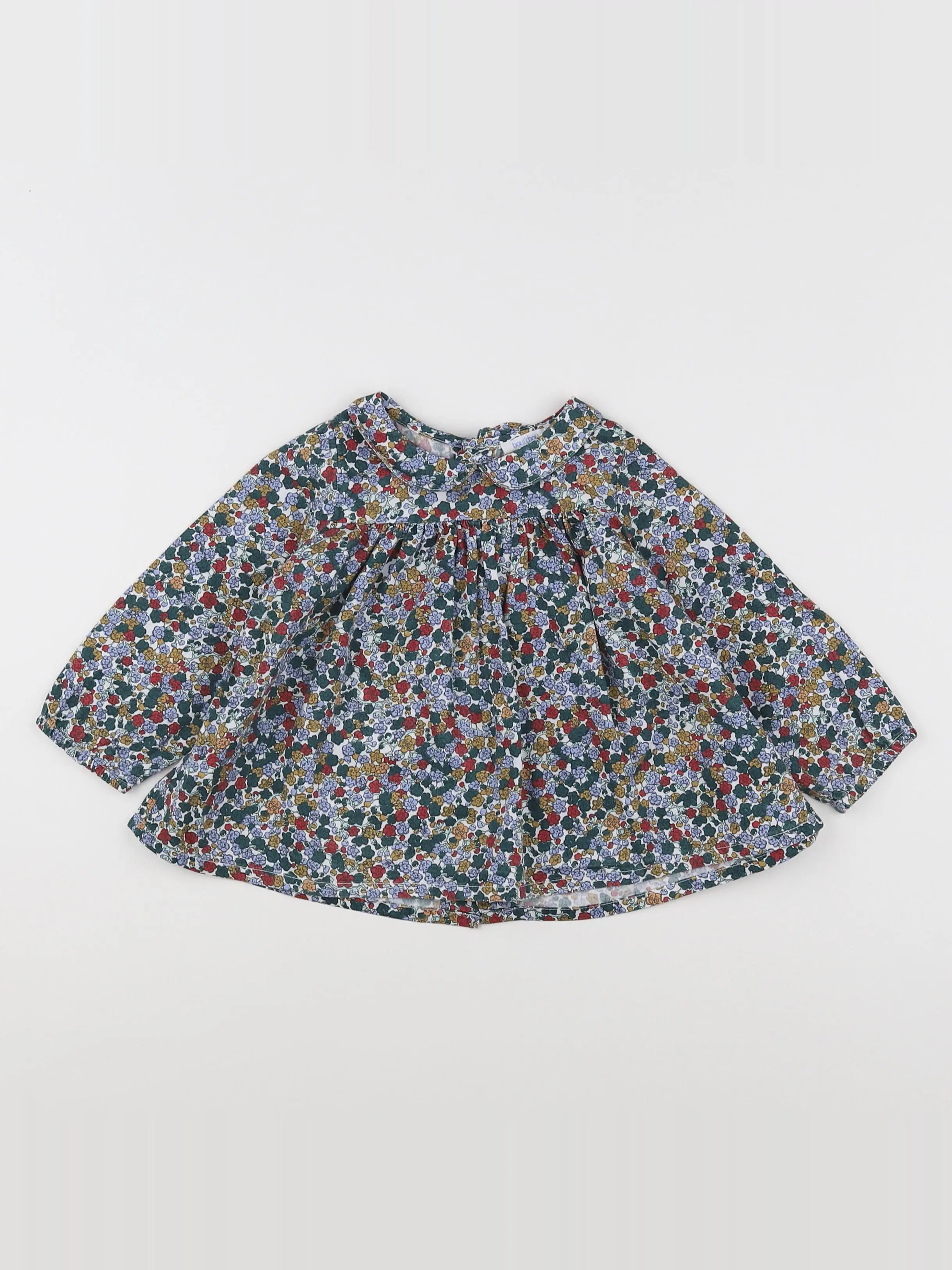 Boutchou - blouse multicolore - 12 mois