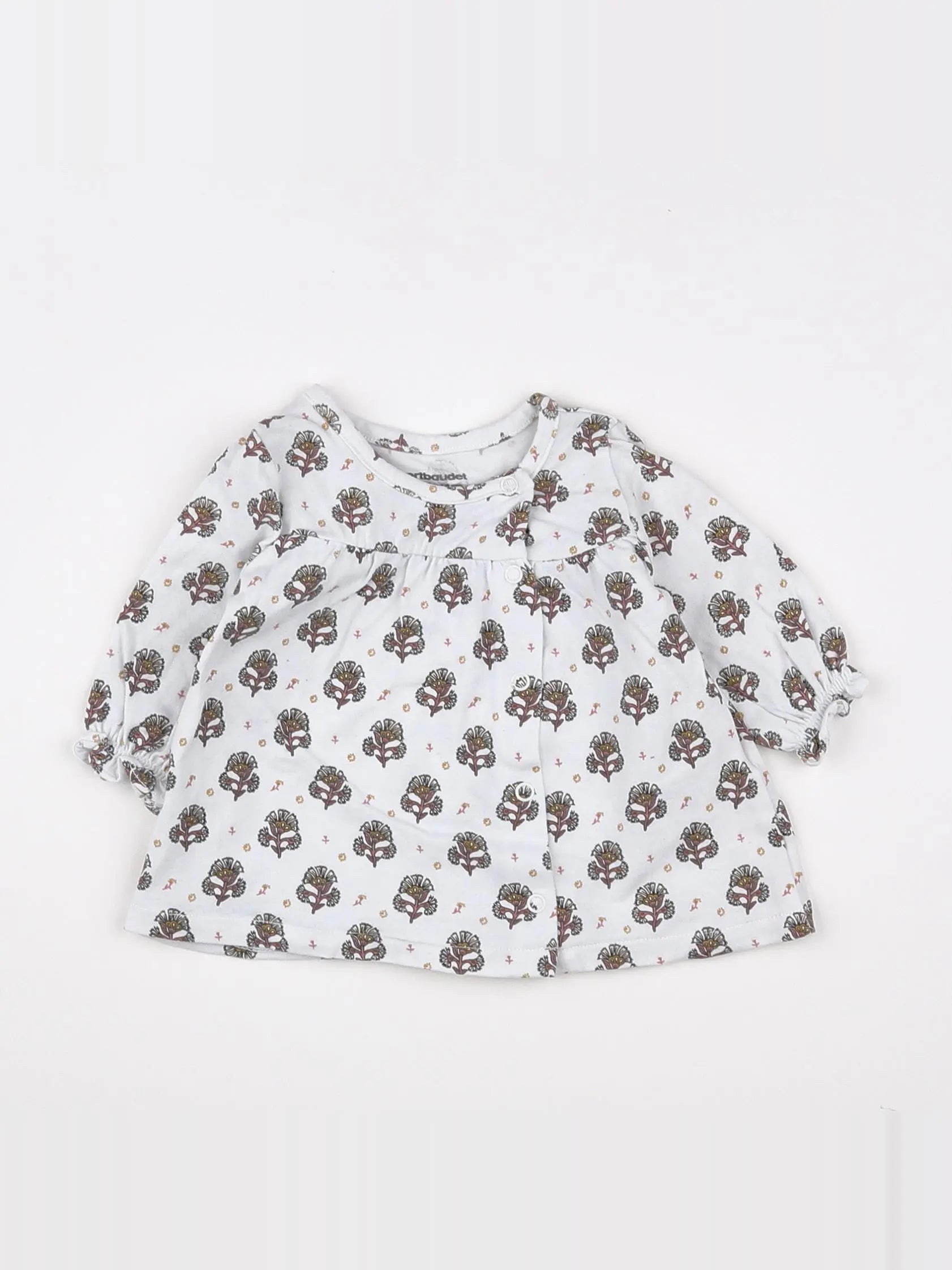 Vertbaudet - robe blanc - 1 mois
