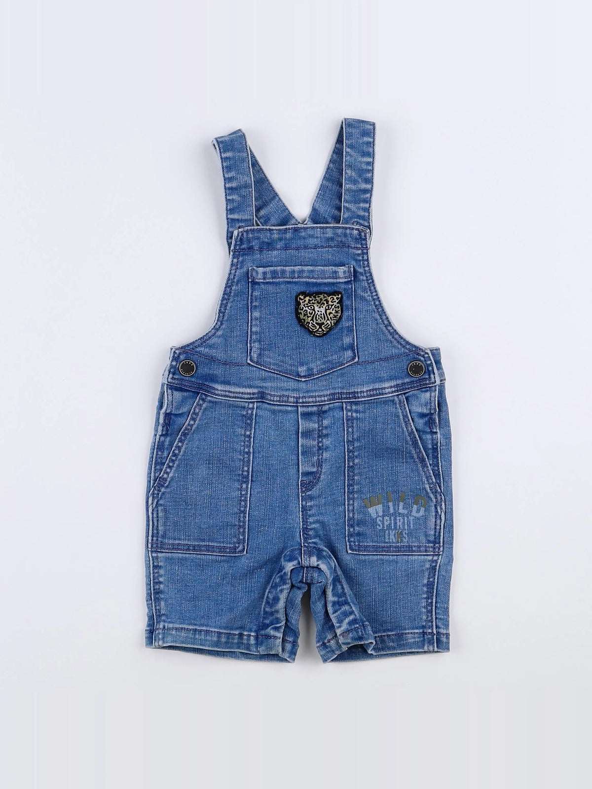 IKKS - salopette bleu - 9 mois