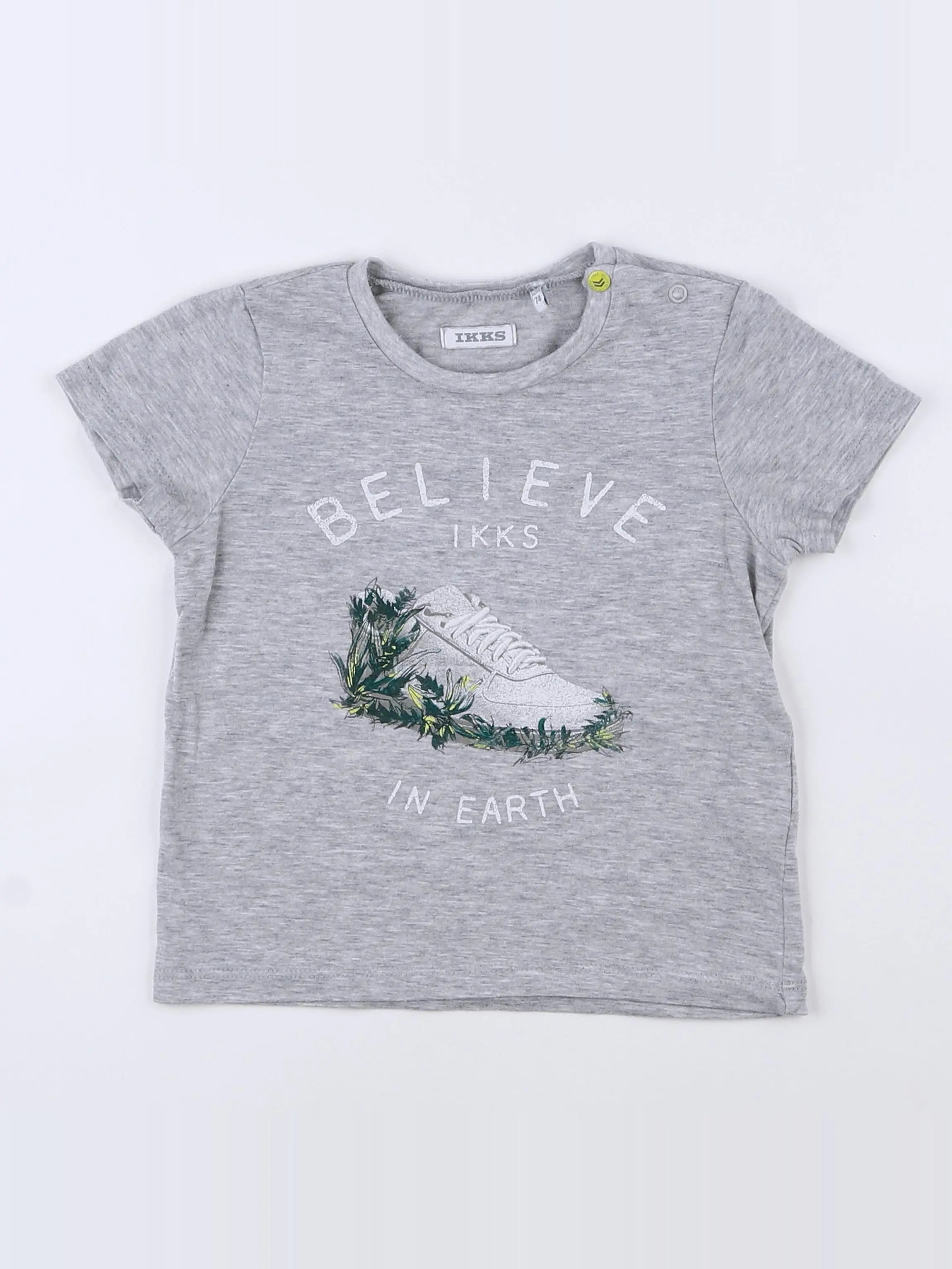 IKKS - tee-shirt gris - 12 mois