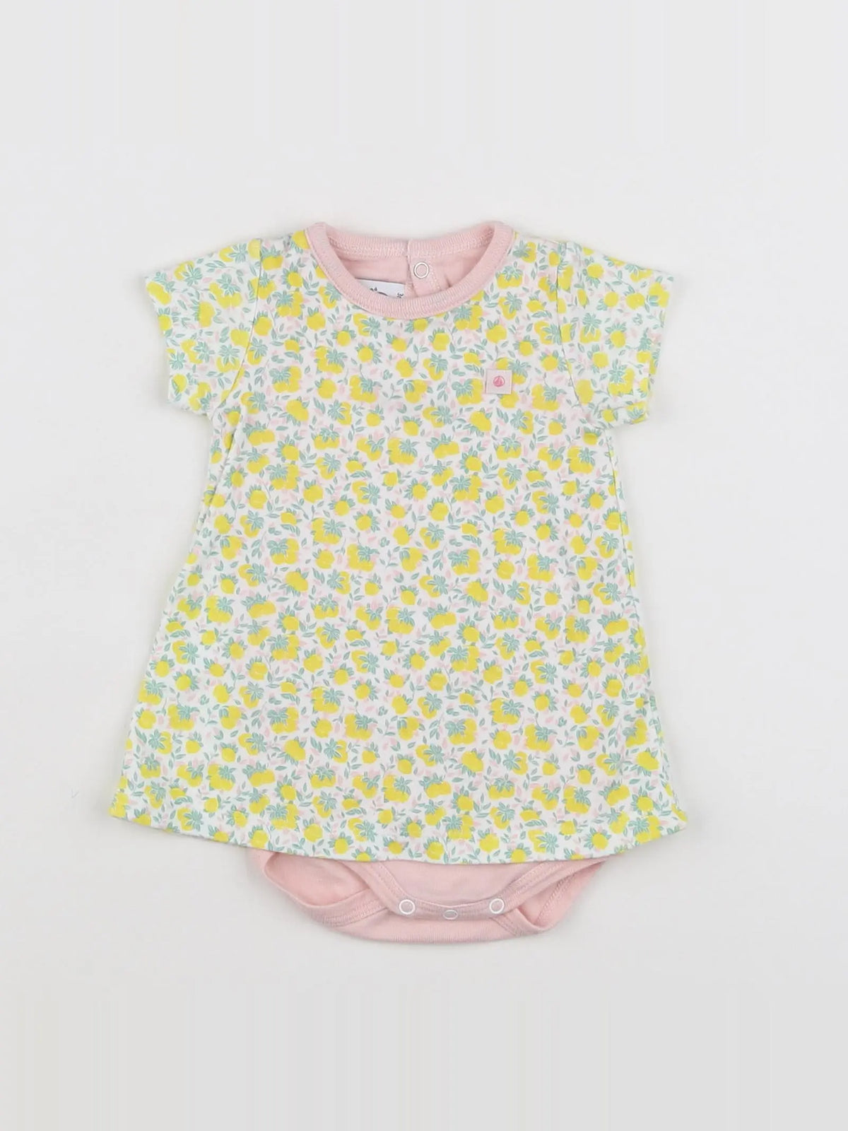 Petit Bateau - body robe multicolore - 3 mois