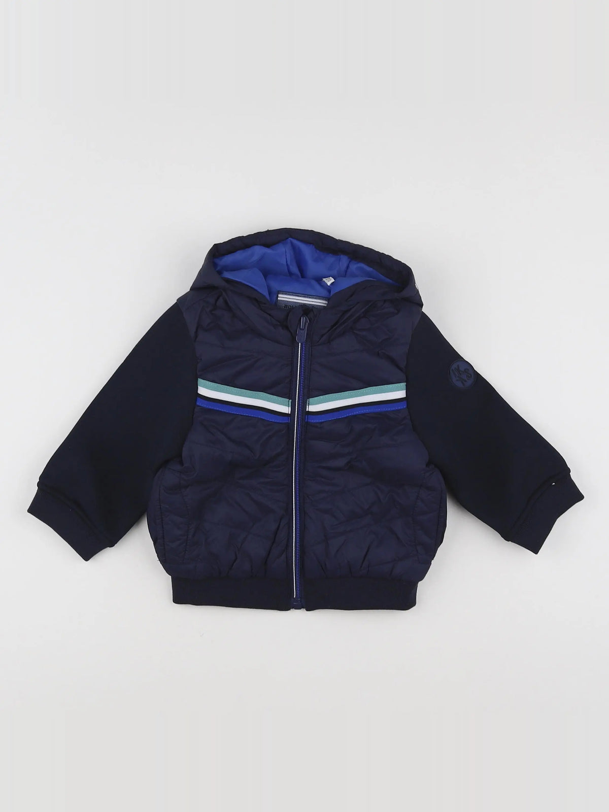 IKKS - veste bleu - 6 mois
