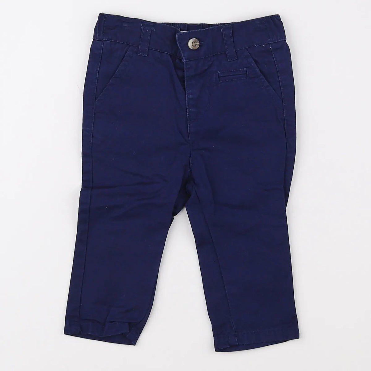 Vertbaudet - pantalon bleu - 6 mois