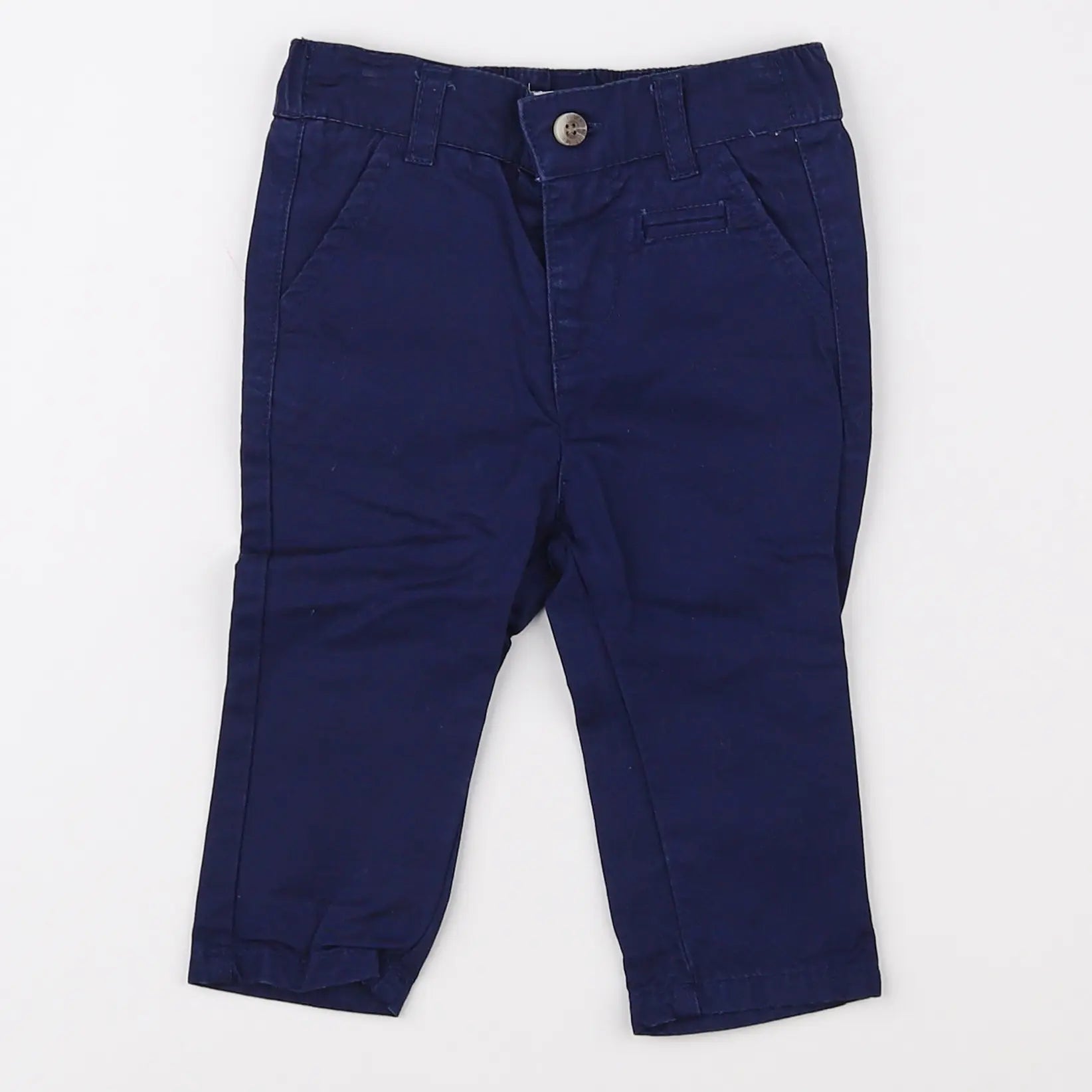 Vertbaudet - pantalon bleu - 6 mois