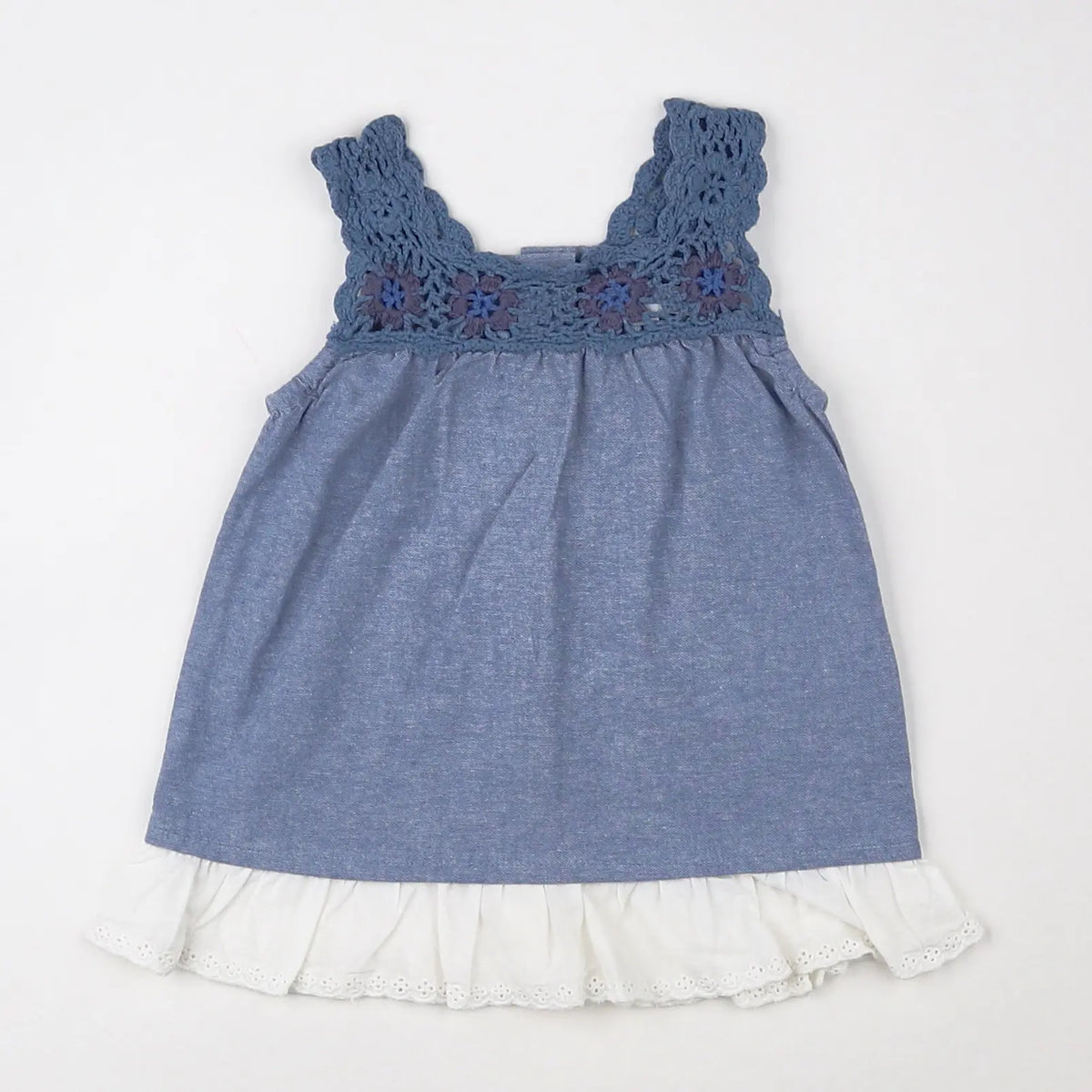 Vertbaudet - robe bleu - 3 mois