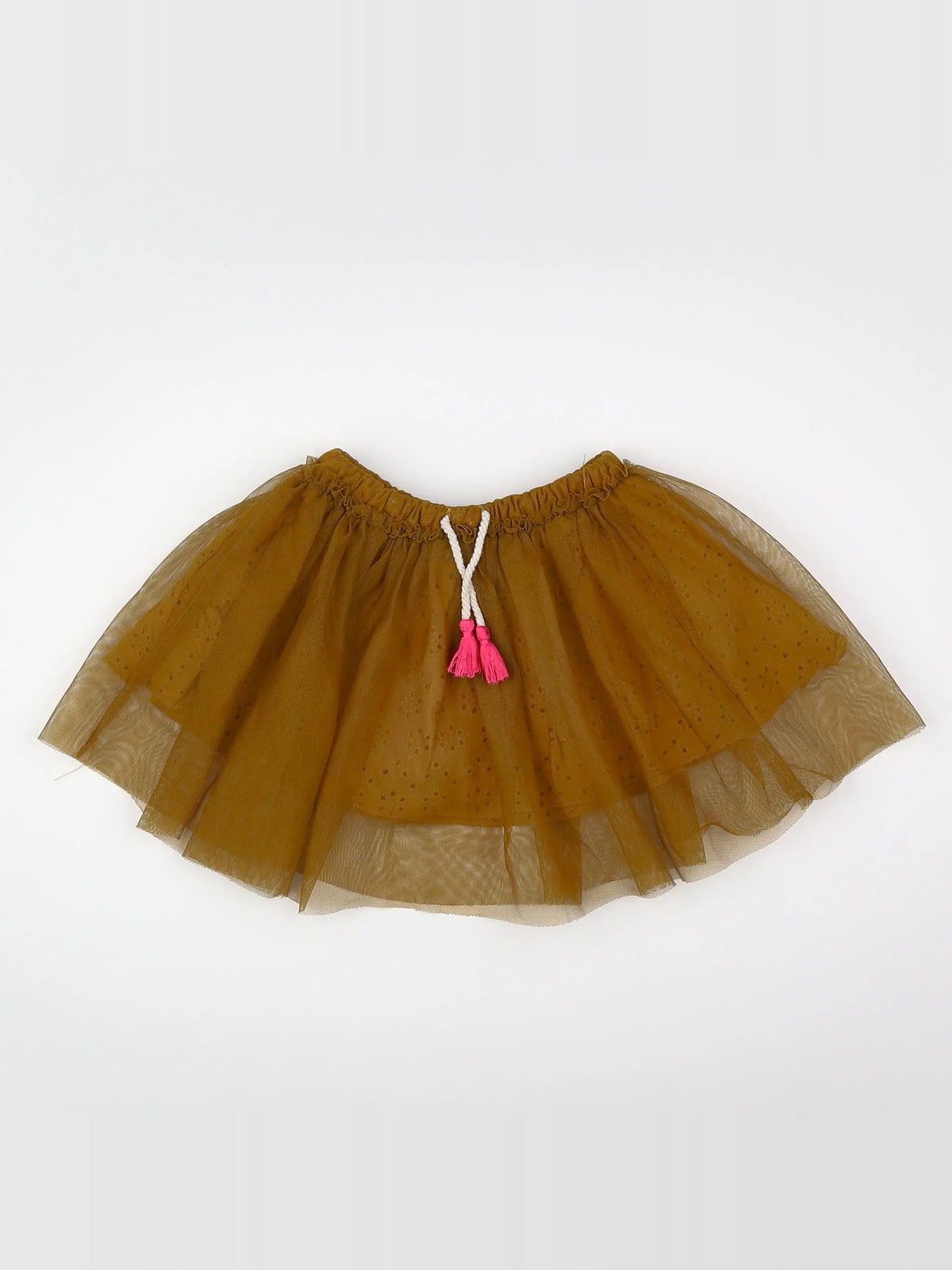 Zara - jupe marron, rose - 9/12 mois