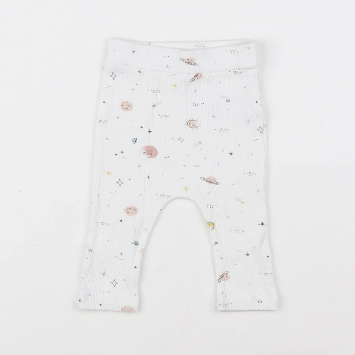 Vertbaudet - legging beige - 3 mois