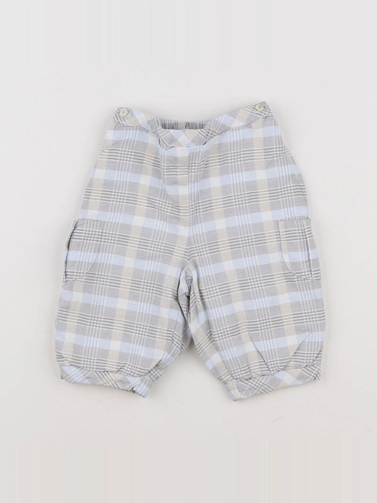 Jacadi - pantalon bleu, gris - 6 mois