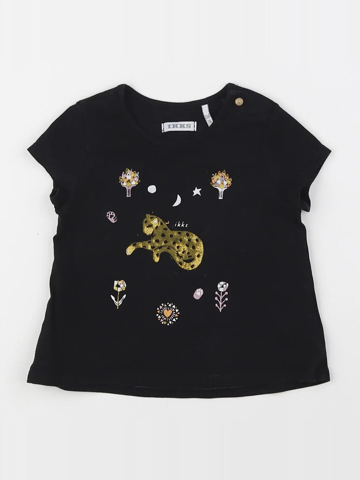 IKKS - tee-shirt noir - 12 mois