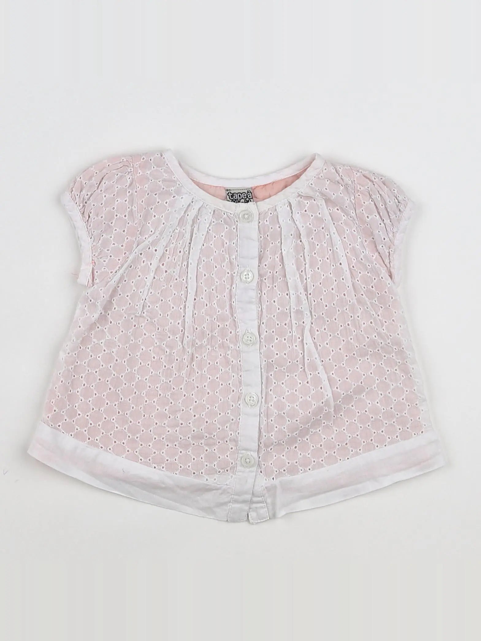 Tape à l'oeil - blouse blanc - 9 mois