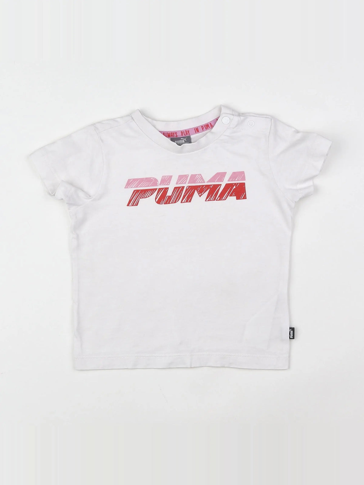 Puma - tee-shirt blanc - 12/18 mois