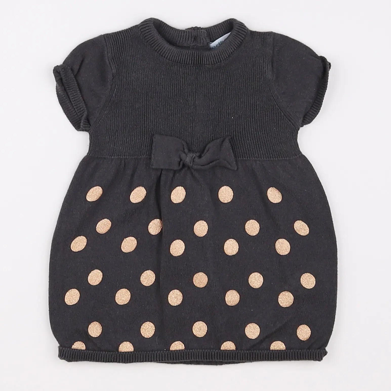 Vertbaudet - robe gris - 9 mois