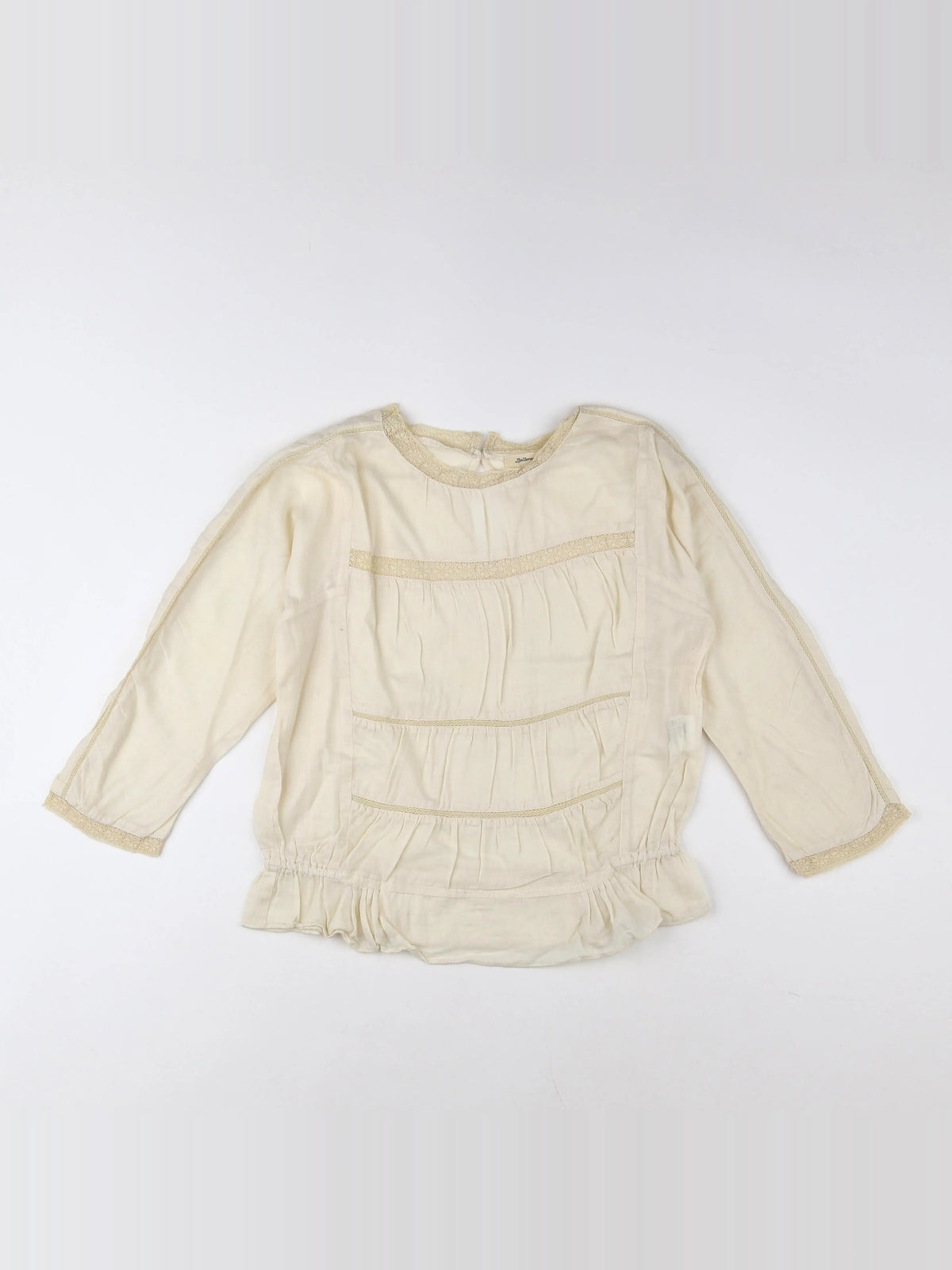 Bellerose - blouse beige - 10 ans