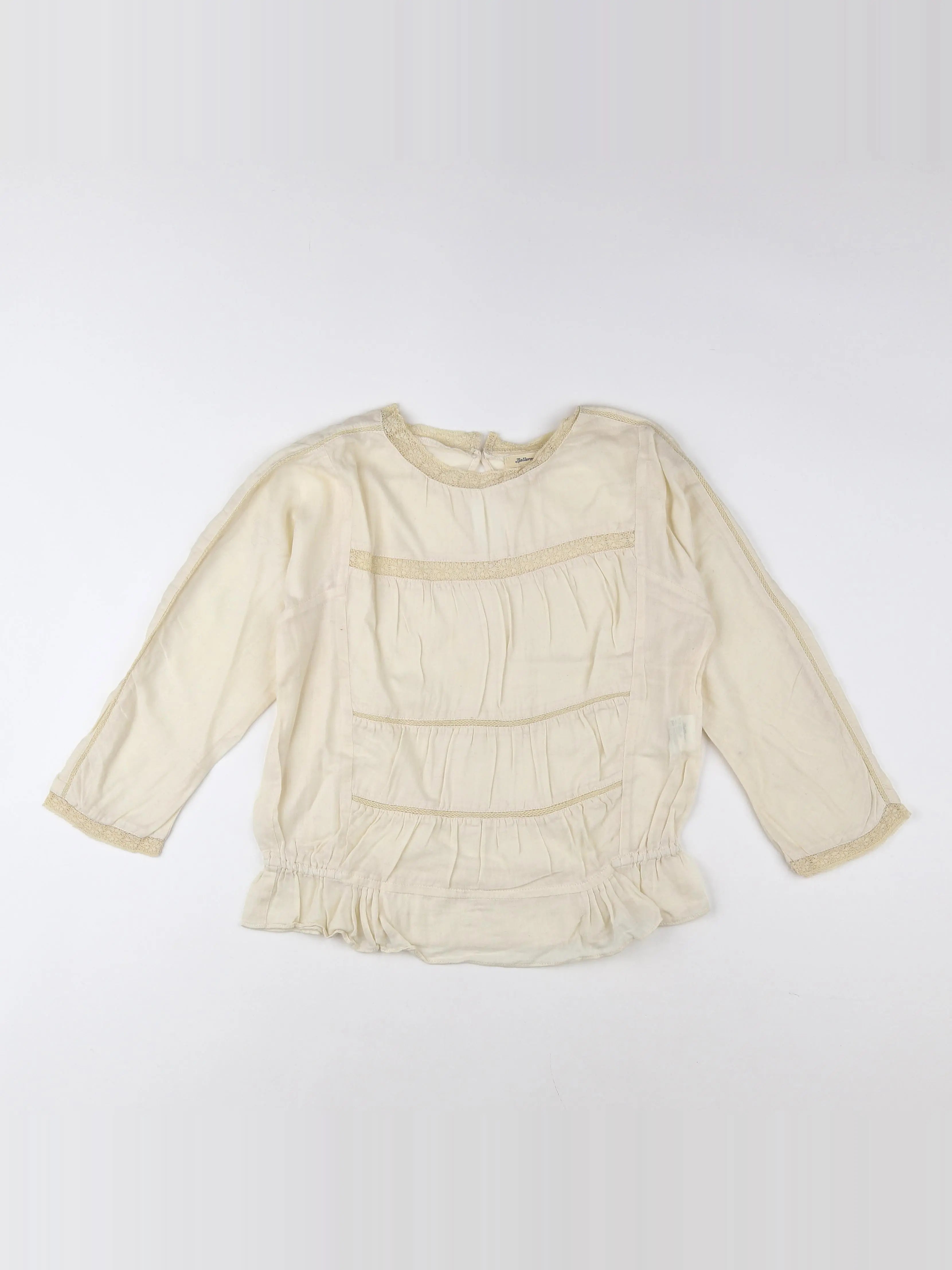 Bellerose - blouse beige - 10 ans