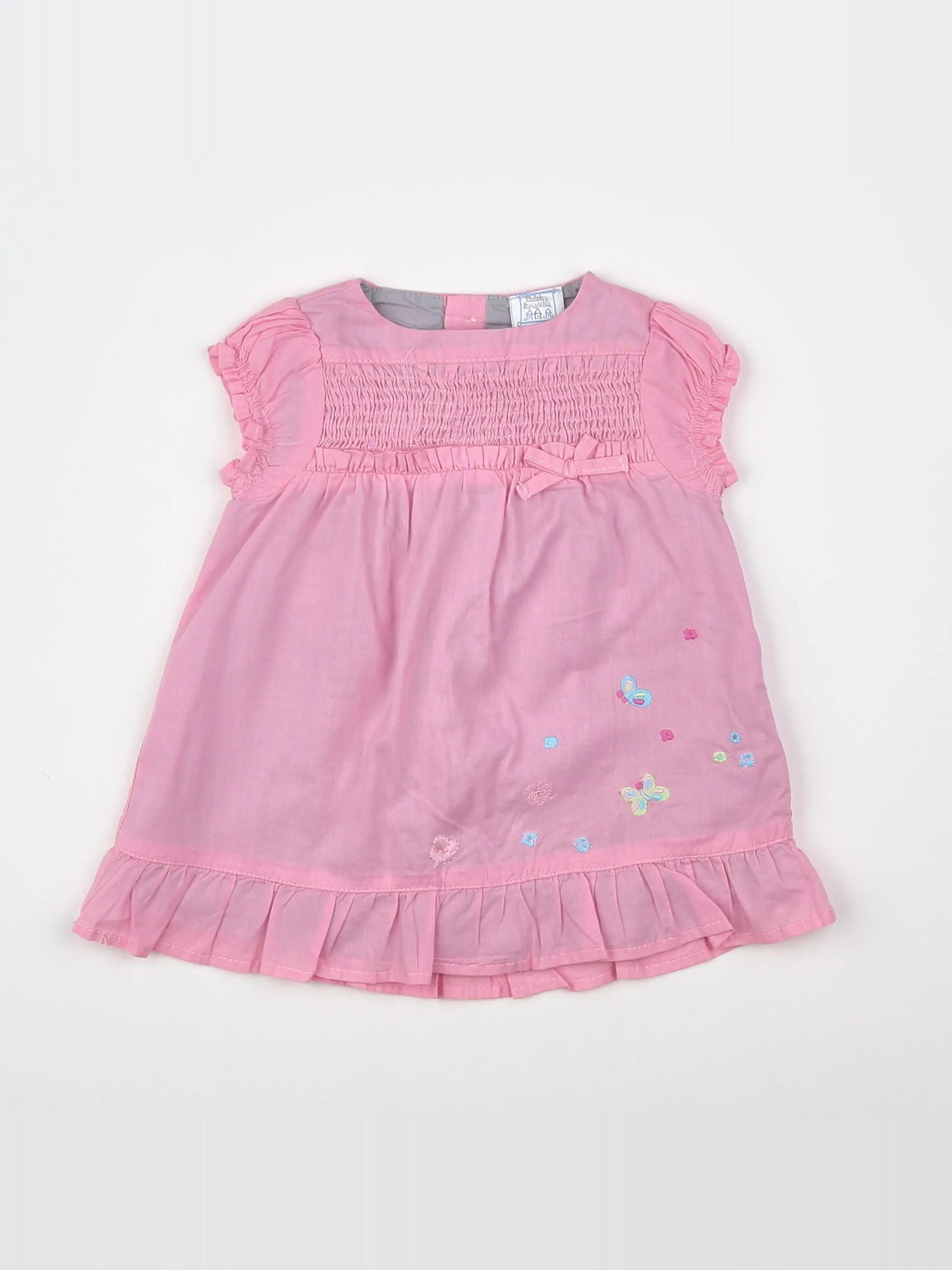 Cadet Rousselle - robe rose - 6 mois