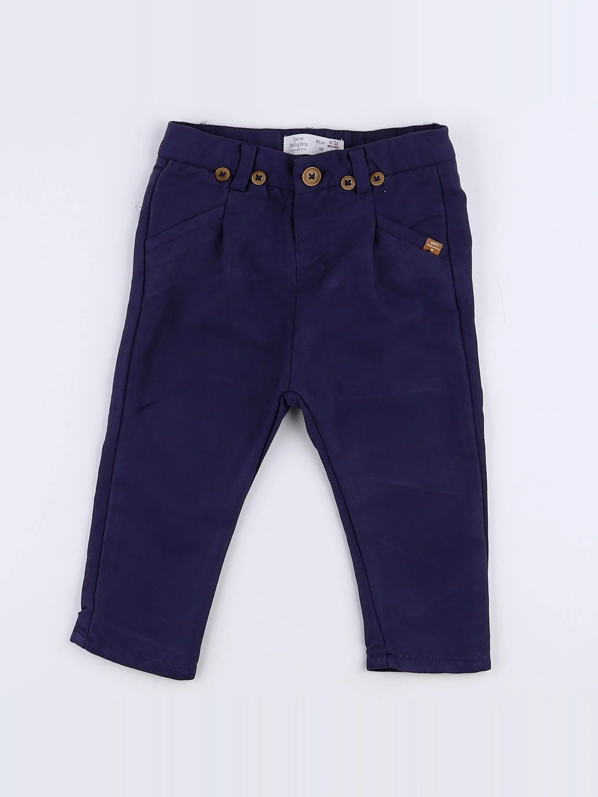 Zara - pantalon bleu - 9/12 mois