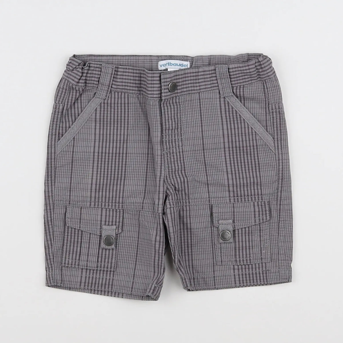 Vertbaudet - short gris - 9 mois
