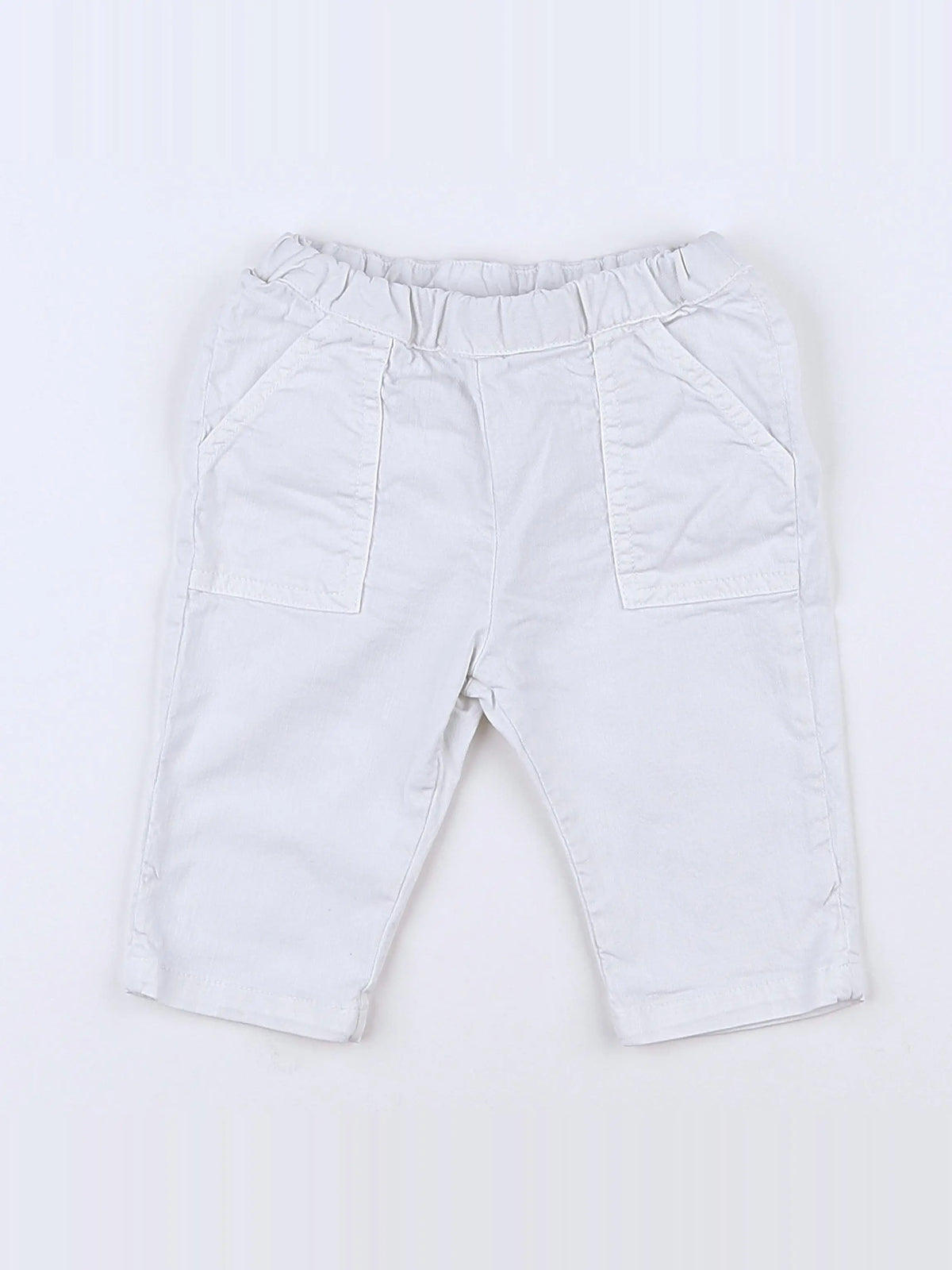 Bonpoint - pantalon blanc - 6 mois