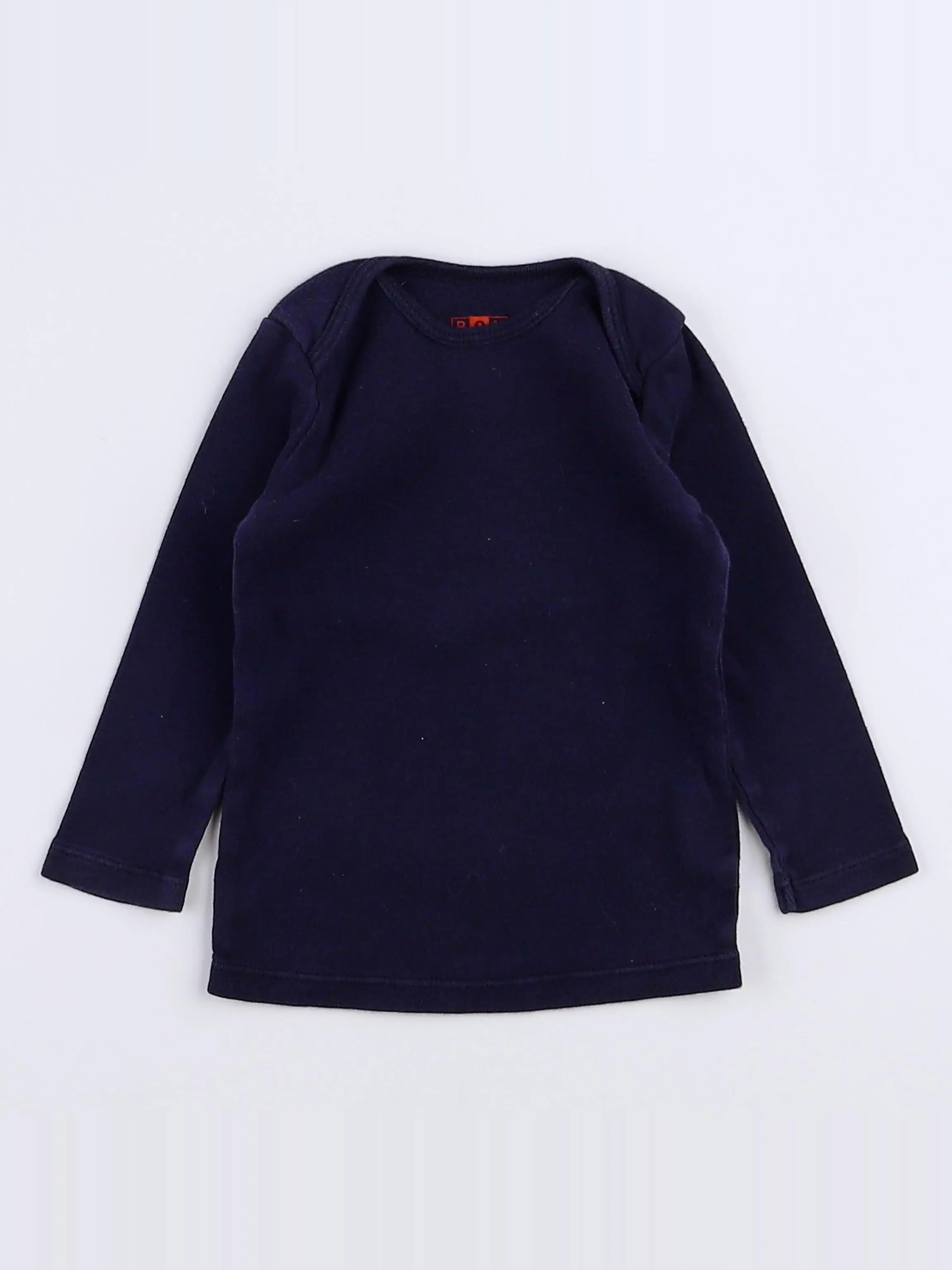 Bonton - tee-shirt bleu - 12 mois