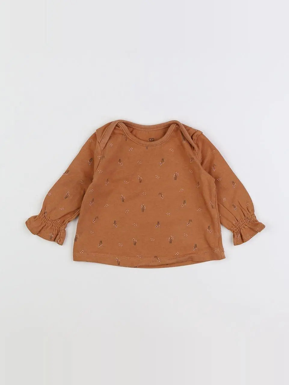La Redoute - tee-shirt marron - 3 mois