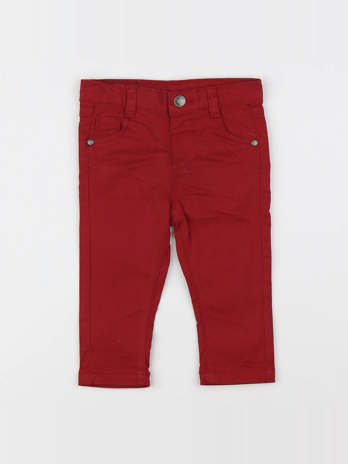 Tape à l'oeil - pantalon rouge - 9 mois