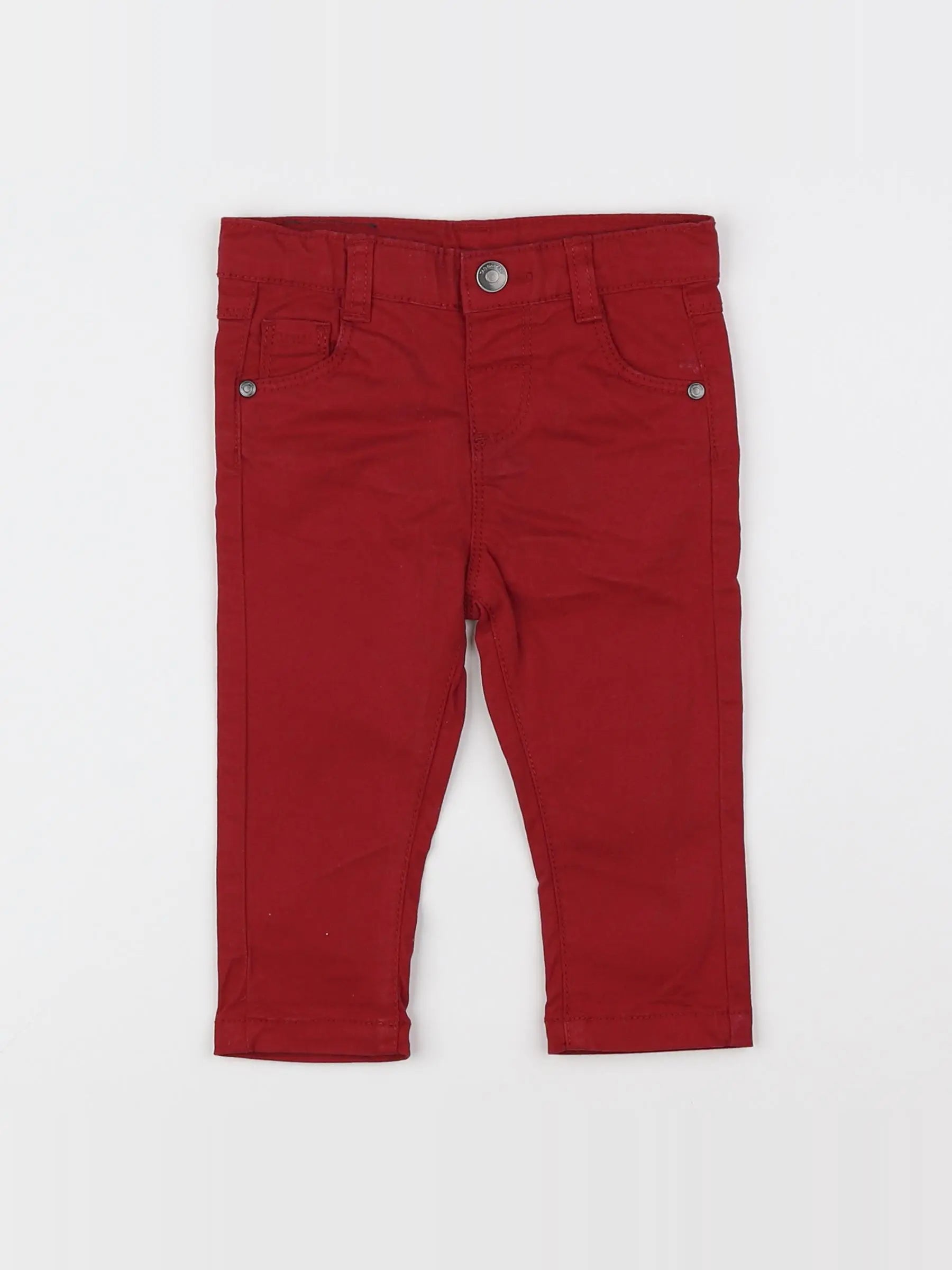 Tape à l'oeil - pantalon rouge - 9 mois