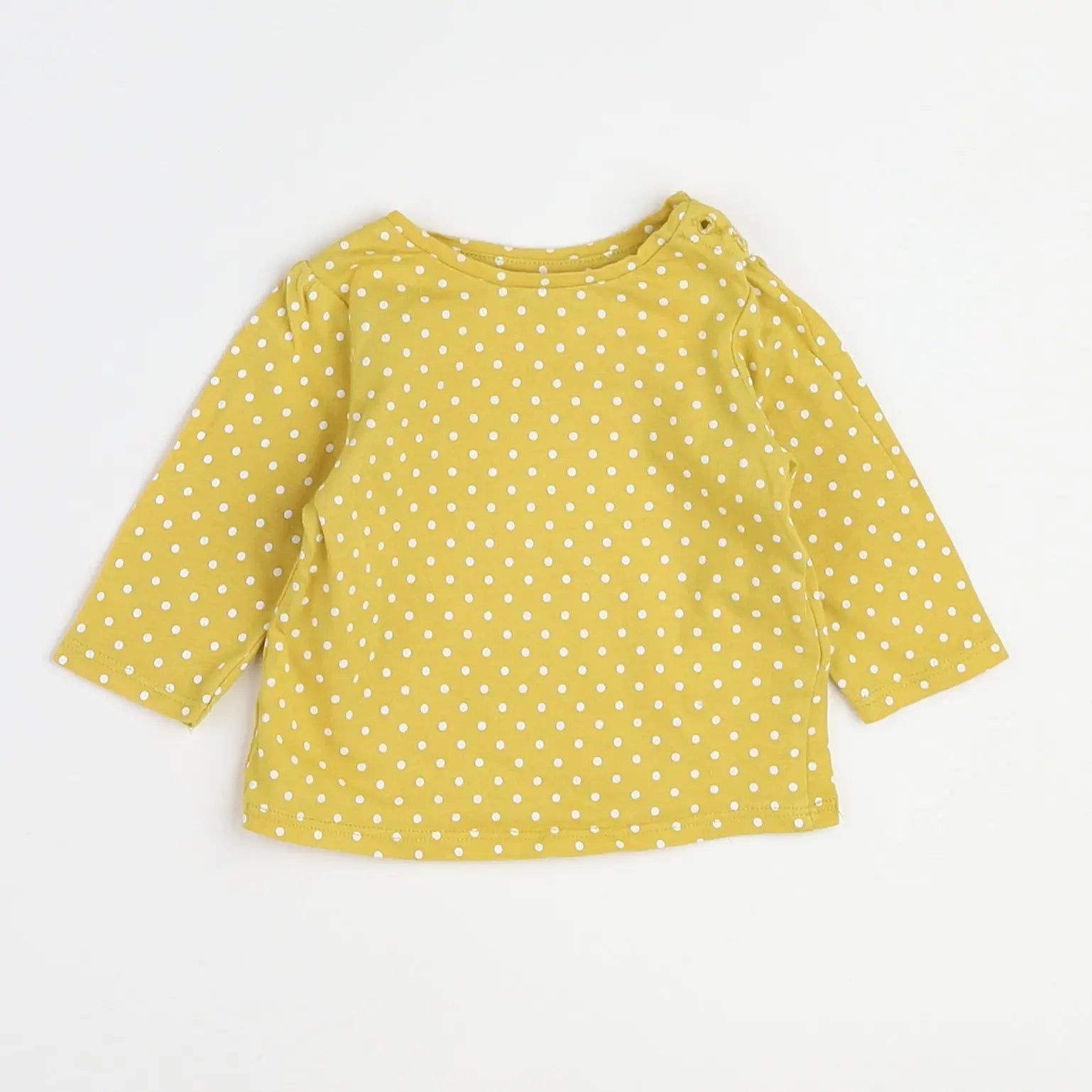 Vertbaudet - tee-shirt jaune - 3 mois