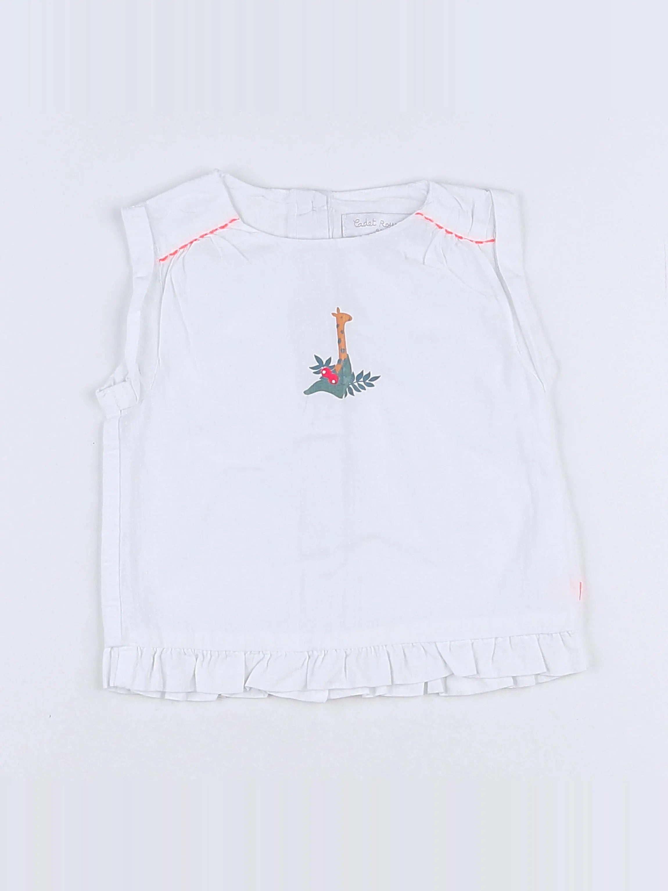 Cadet Rousselle - blouse blanc - 6 mois