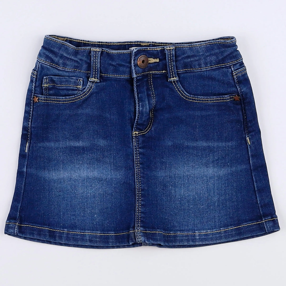Vertbaudet - jupe bleu - 4 ans