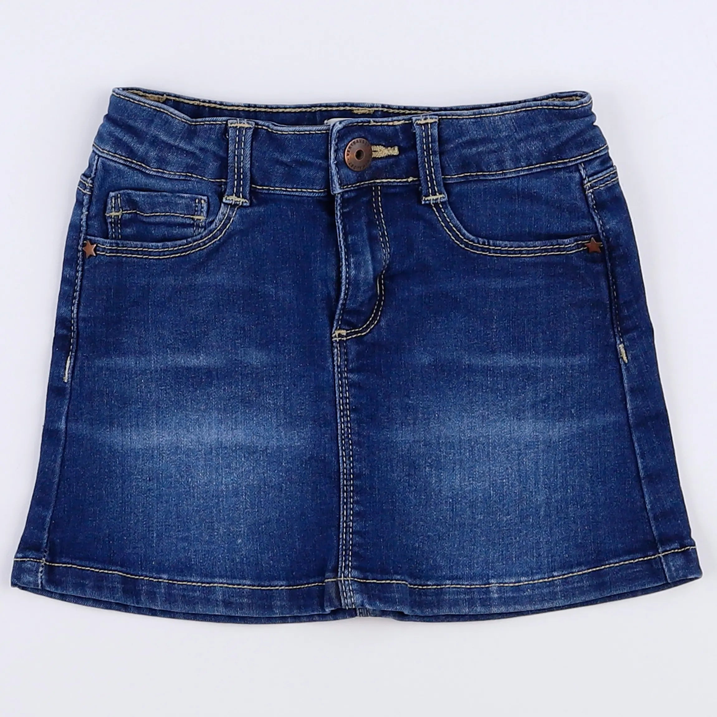 Vertbaudet - jupe bleu - 4 ans
