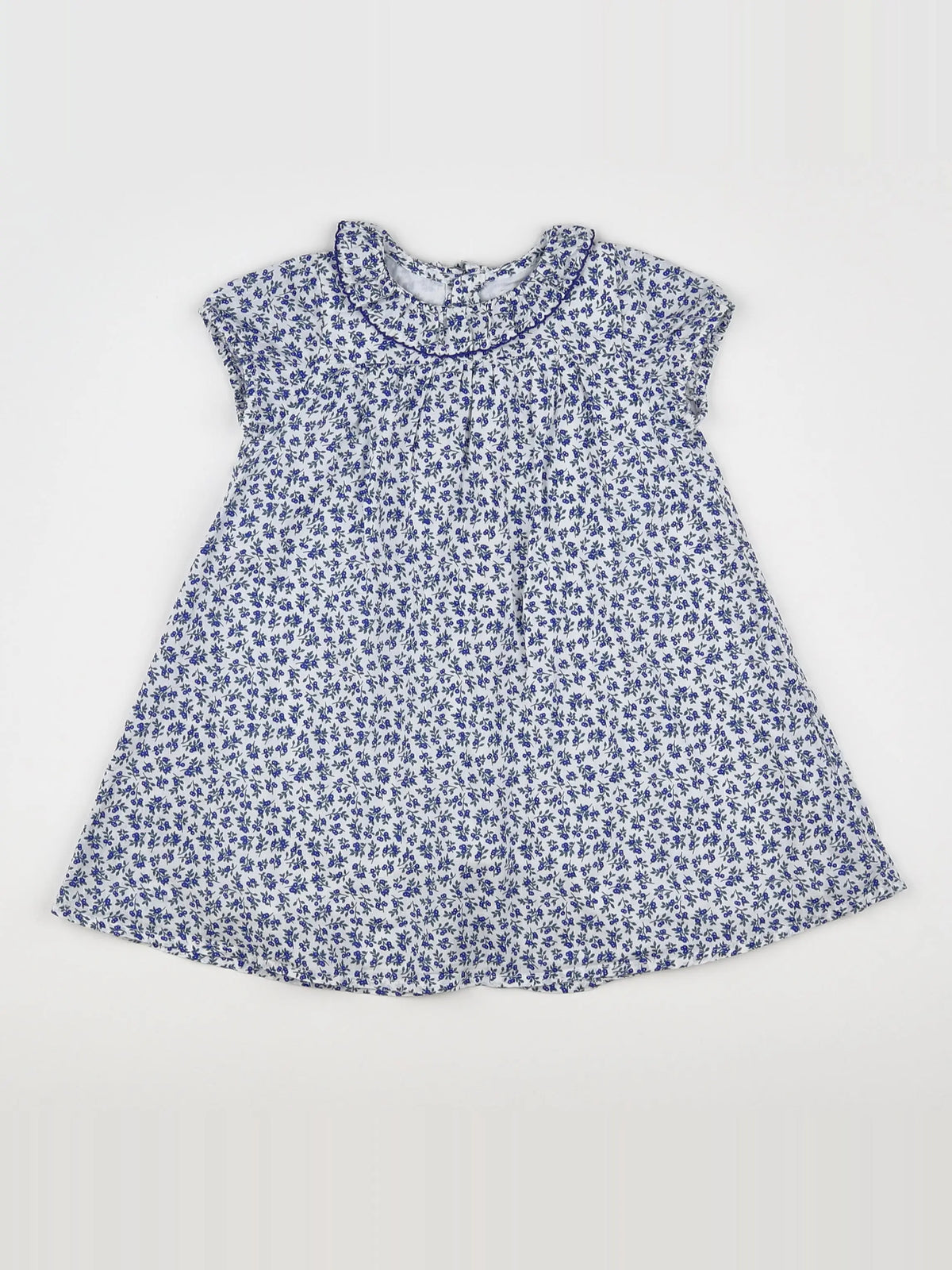 Boutchou - robe bleu - 12 mois