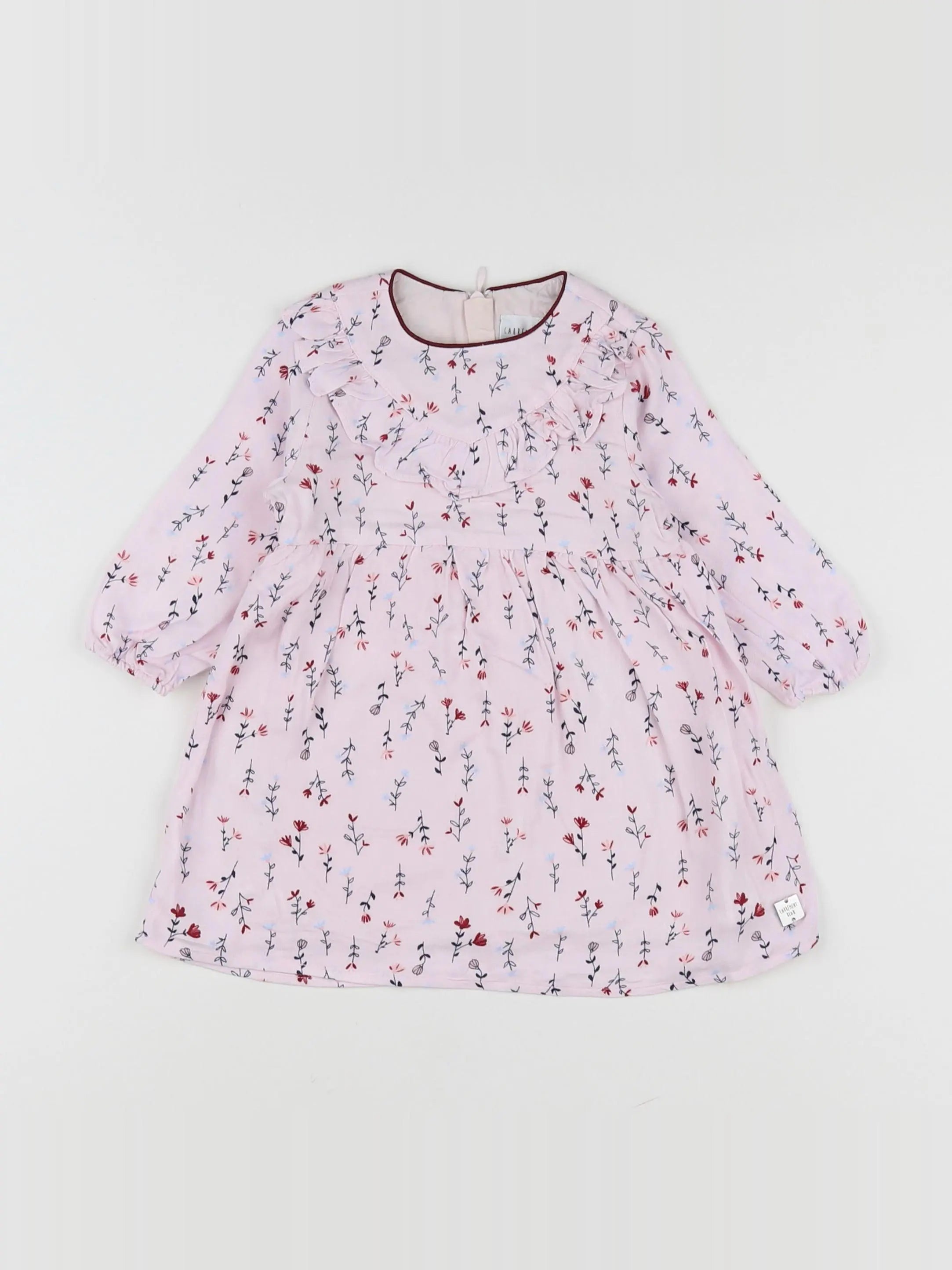 Carrément Beau - robe rose - 9 mois