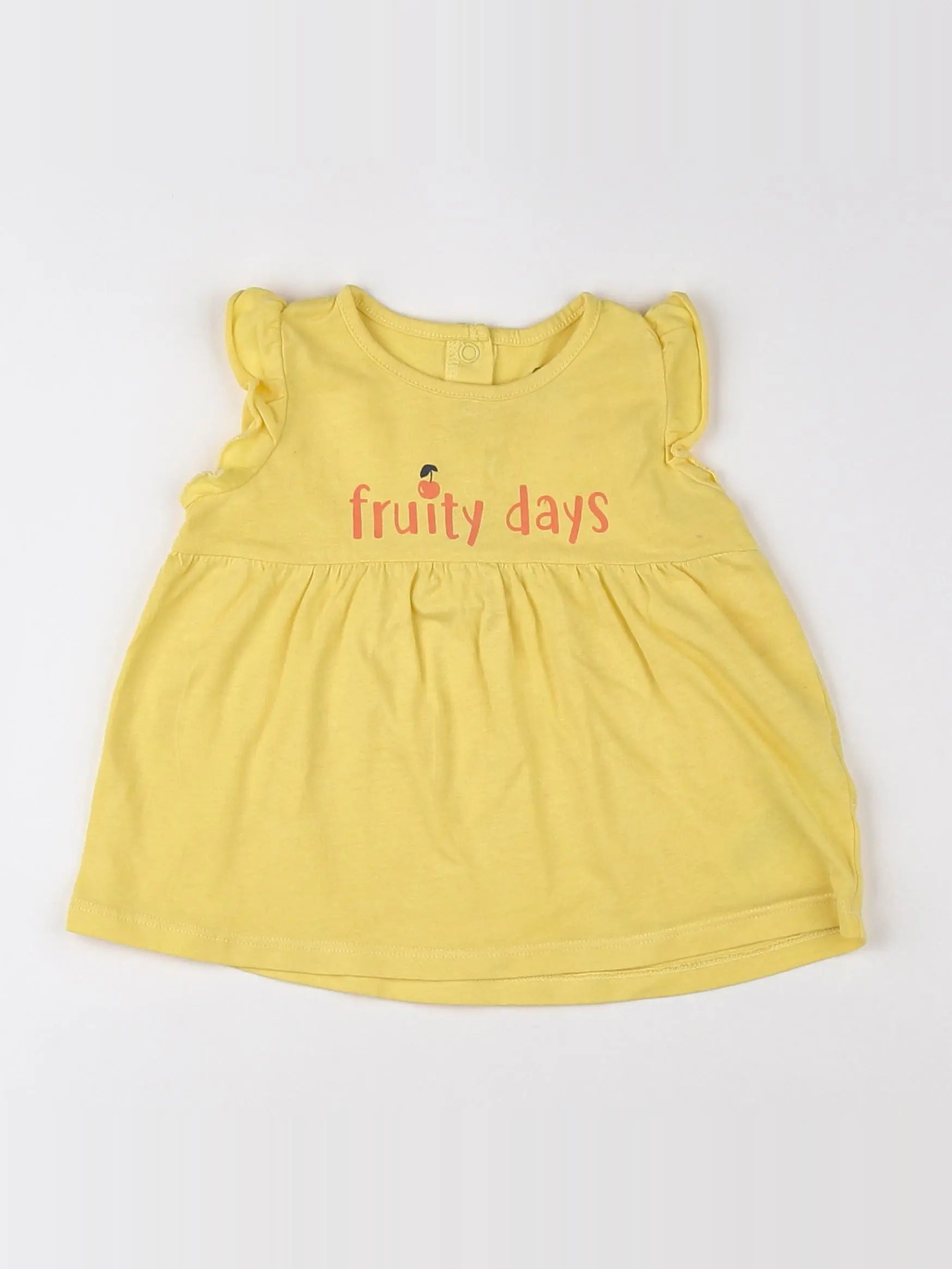 La Redoute - tee-shirt jaune - 12 mois
