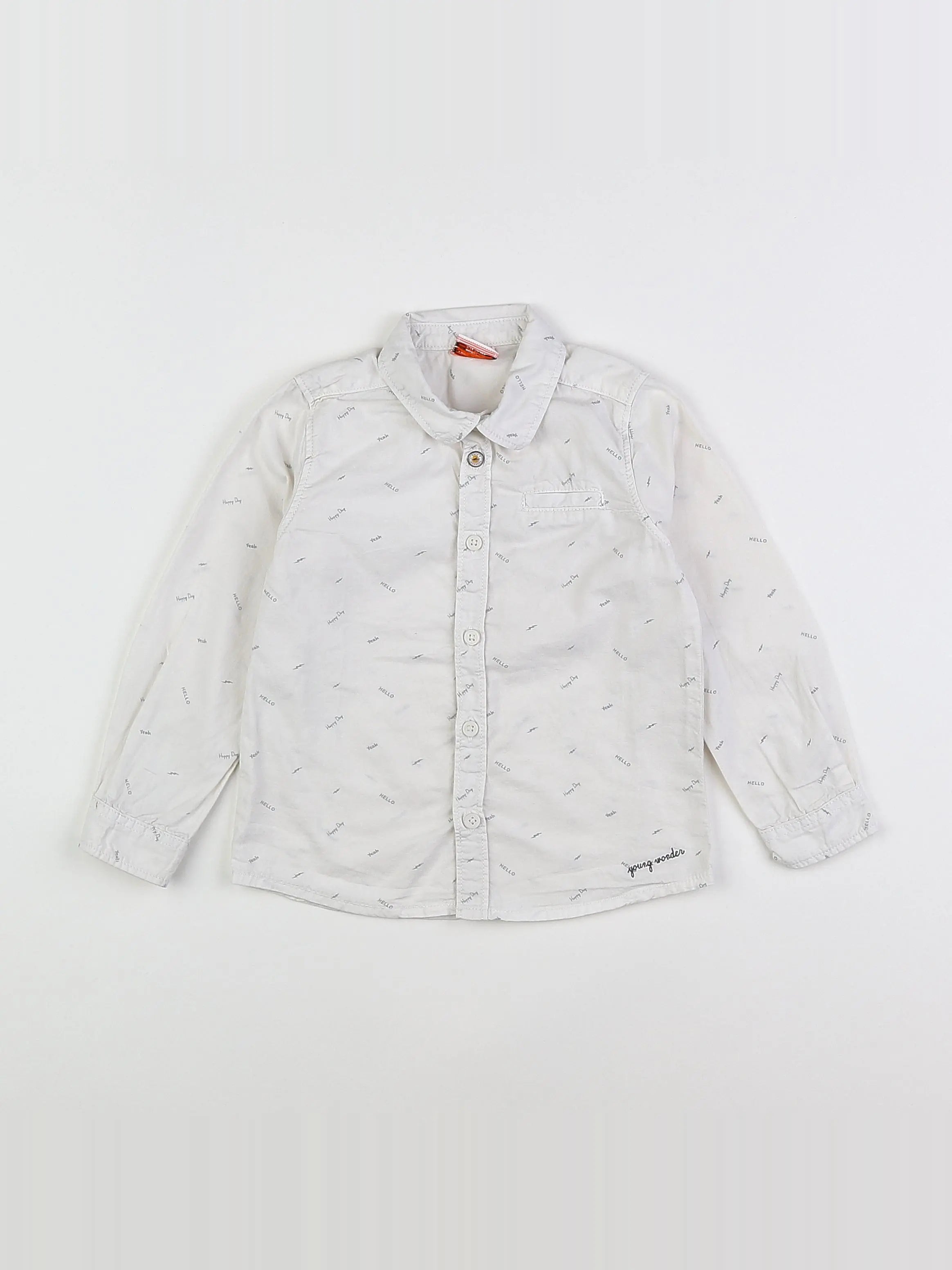 Tape à l'oeil - chemise blanc - 3 ans