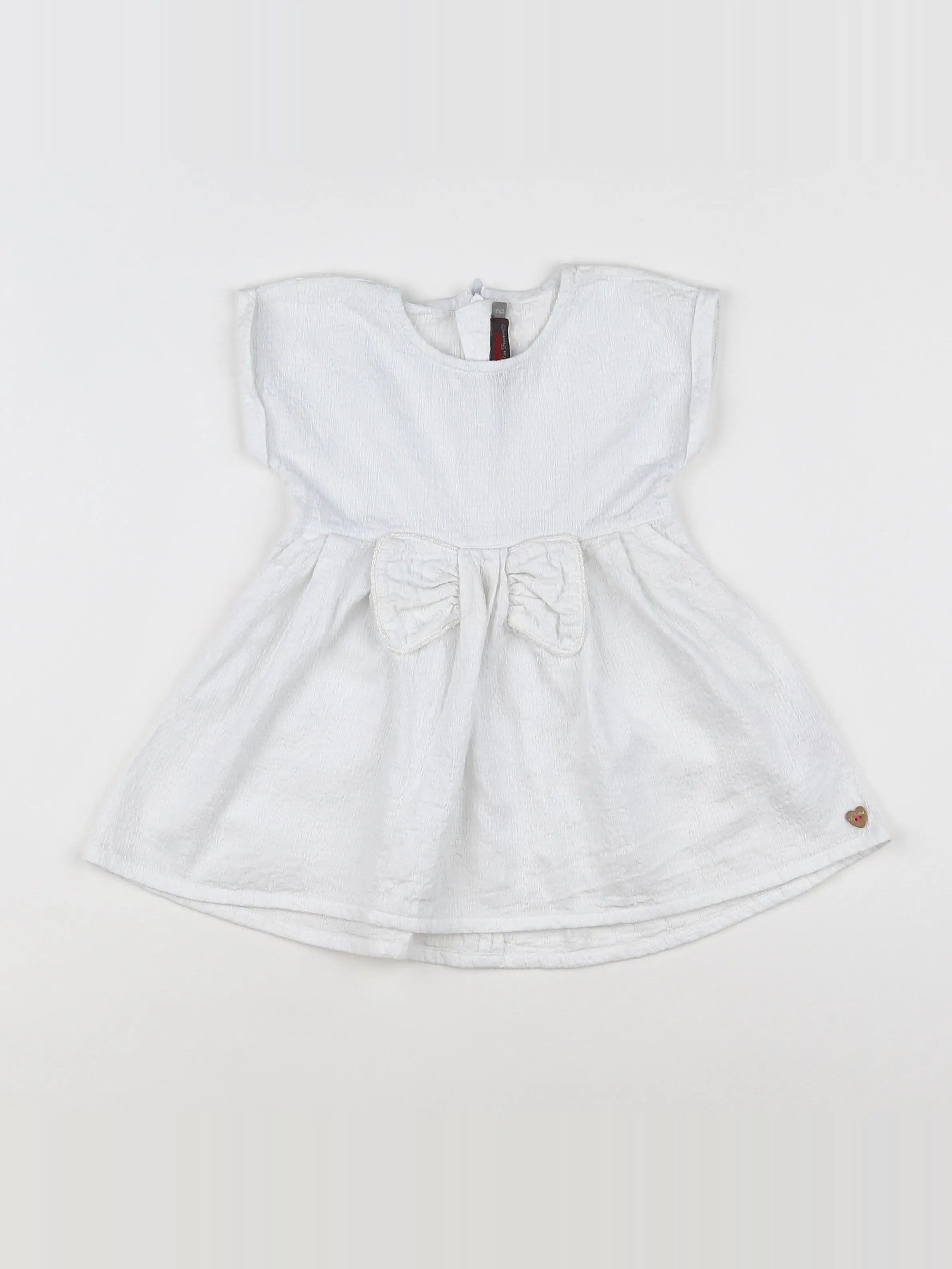 Catimini - robe blanc - 2 ans