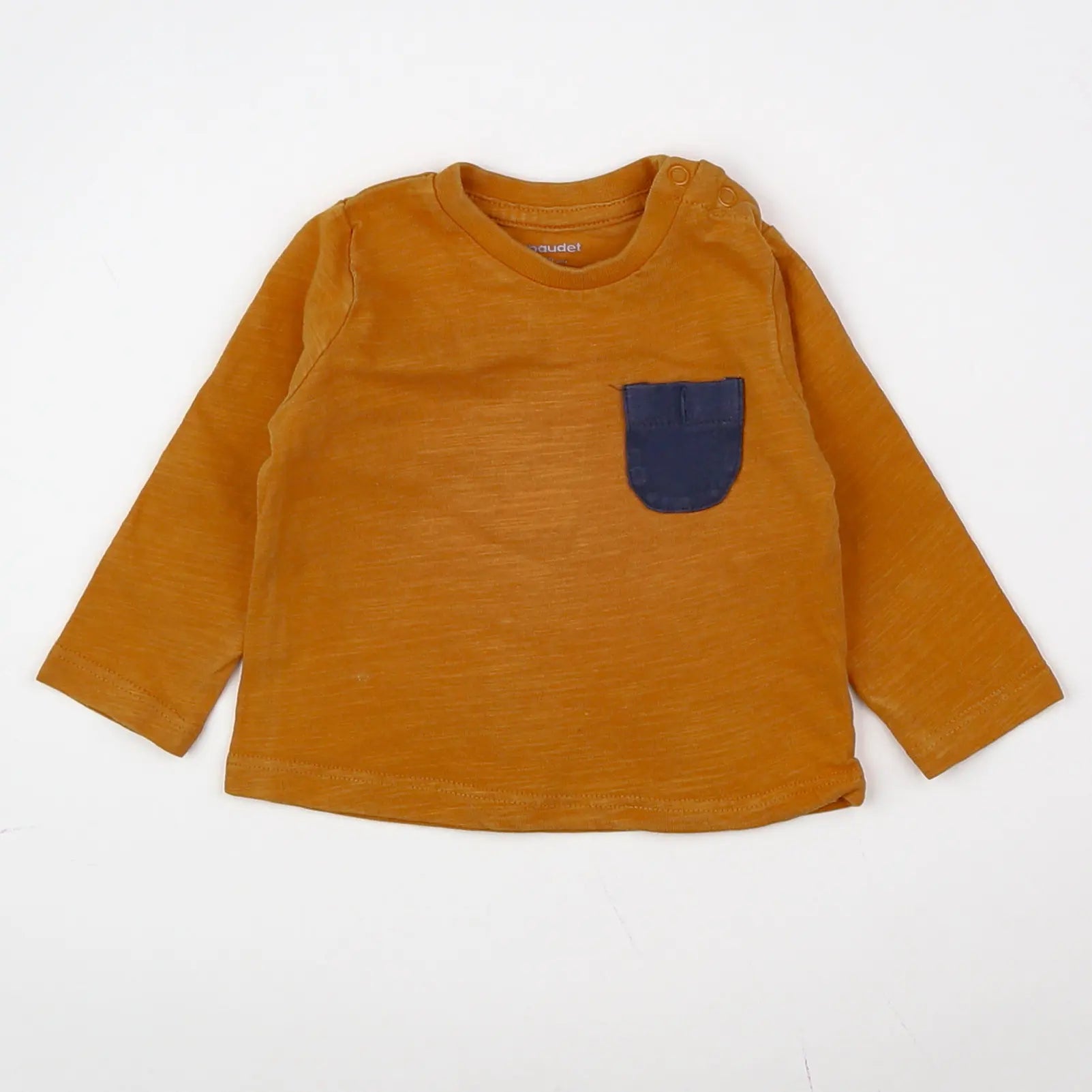 Vertbaudet - tee-shirt marron - 3 mois