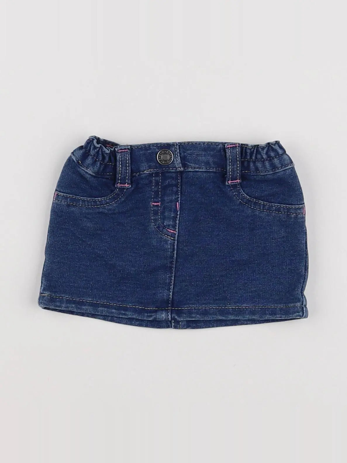 Benetton - jupe bleu - 3/6 mois