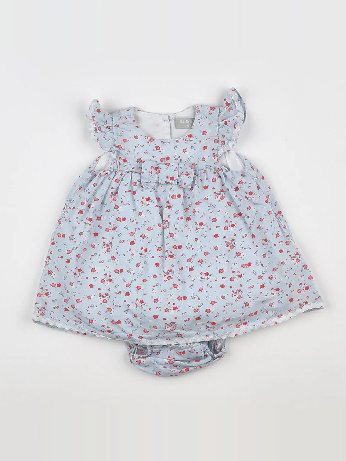 Buissonnière - robe multicolore - 3/6 mois