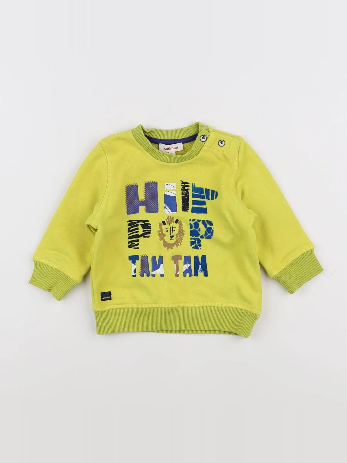 Catimini - sweat jaune - 6 mois