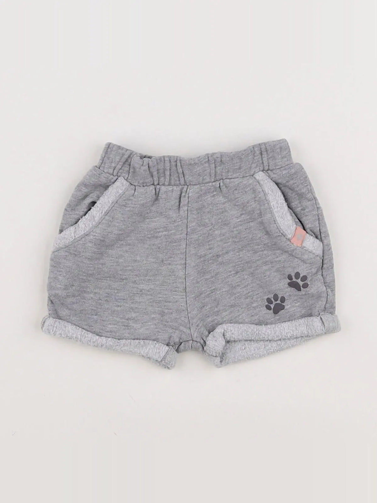 Vertbaudet - short gris - 3 mois