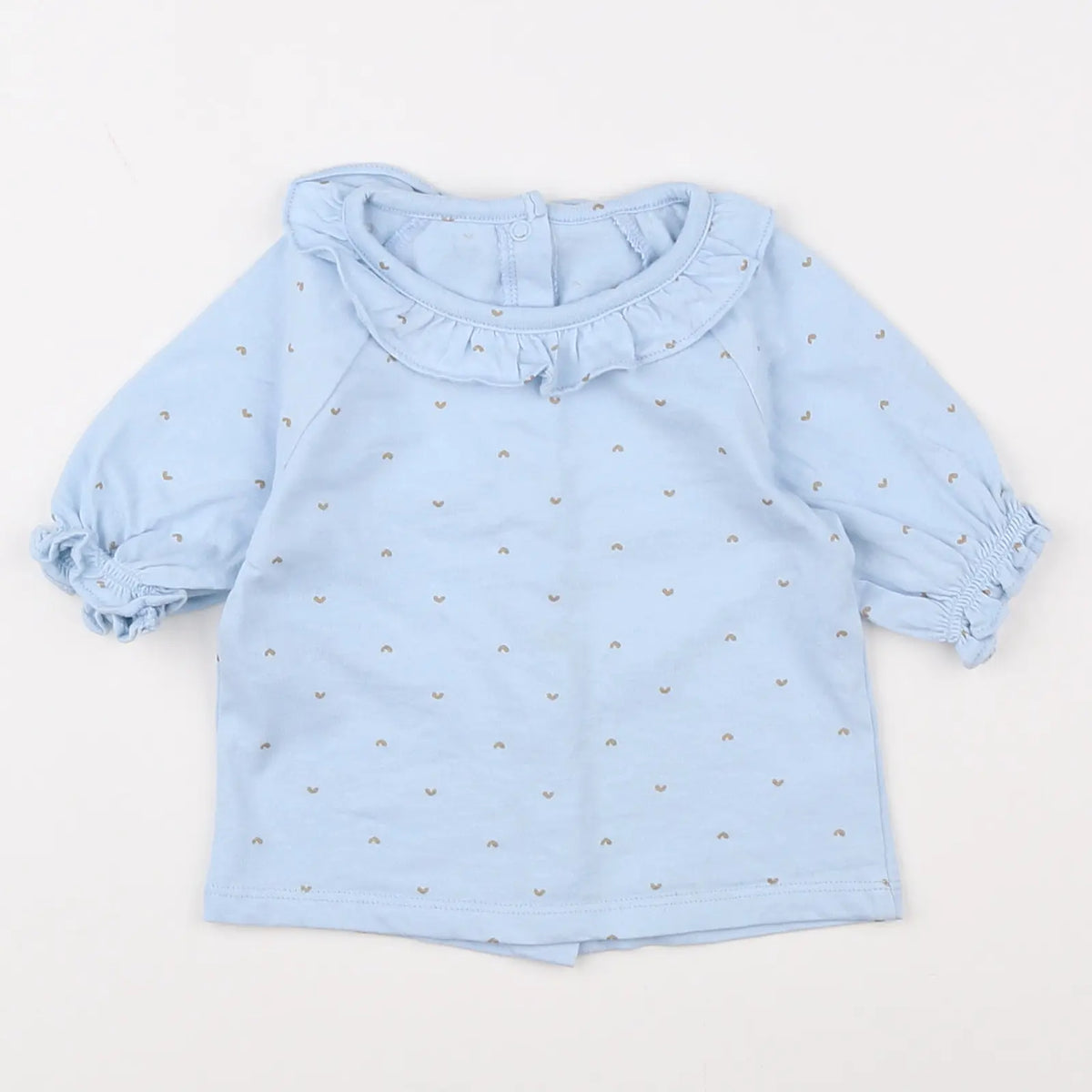 Vertbaudet - tee-shirt bleu - 9 mois