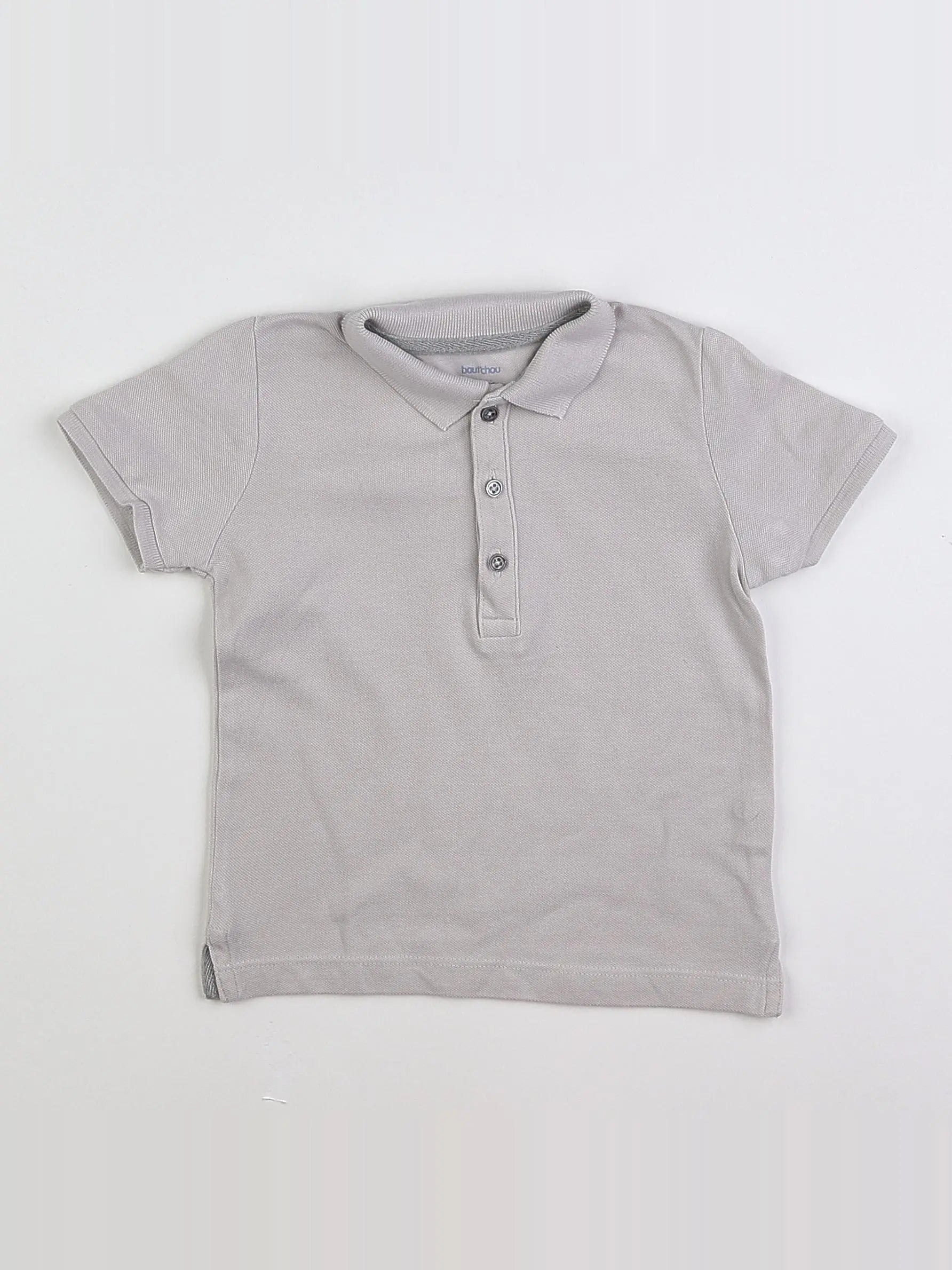 Boutchou - polo gris - 12 mois
