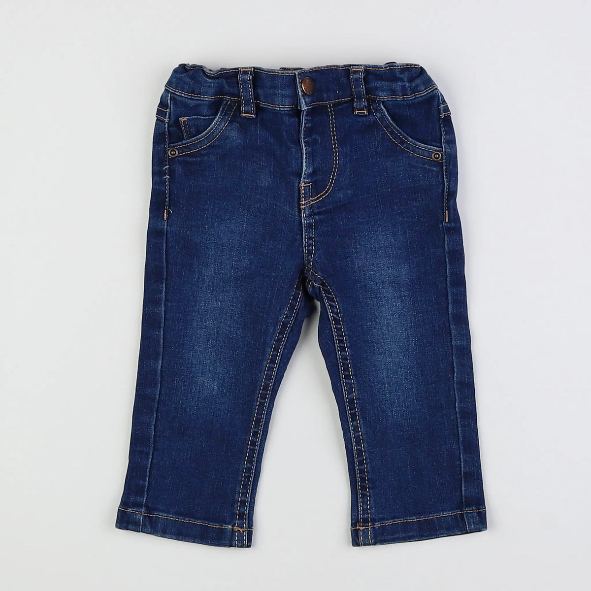Vertbaudet - jean bleu - 9 mois
