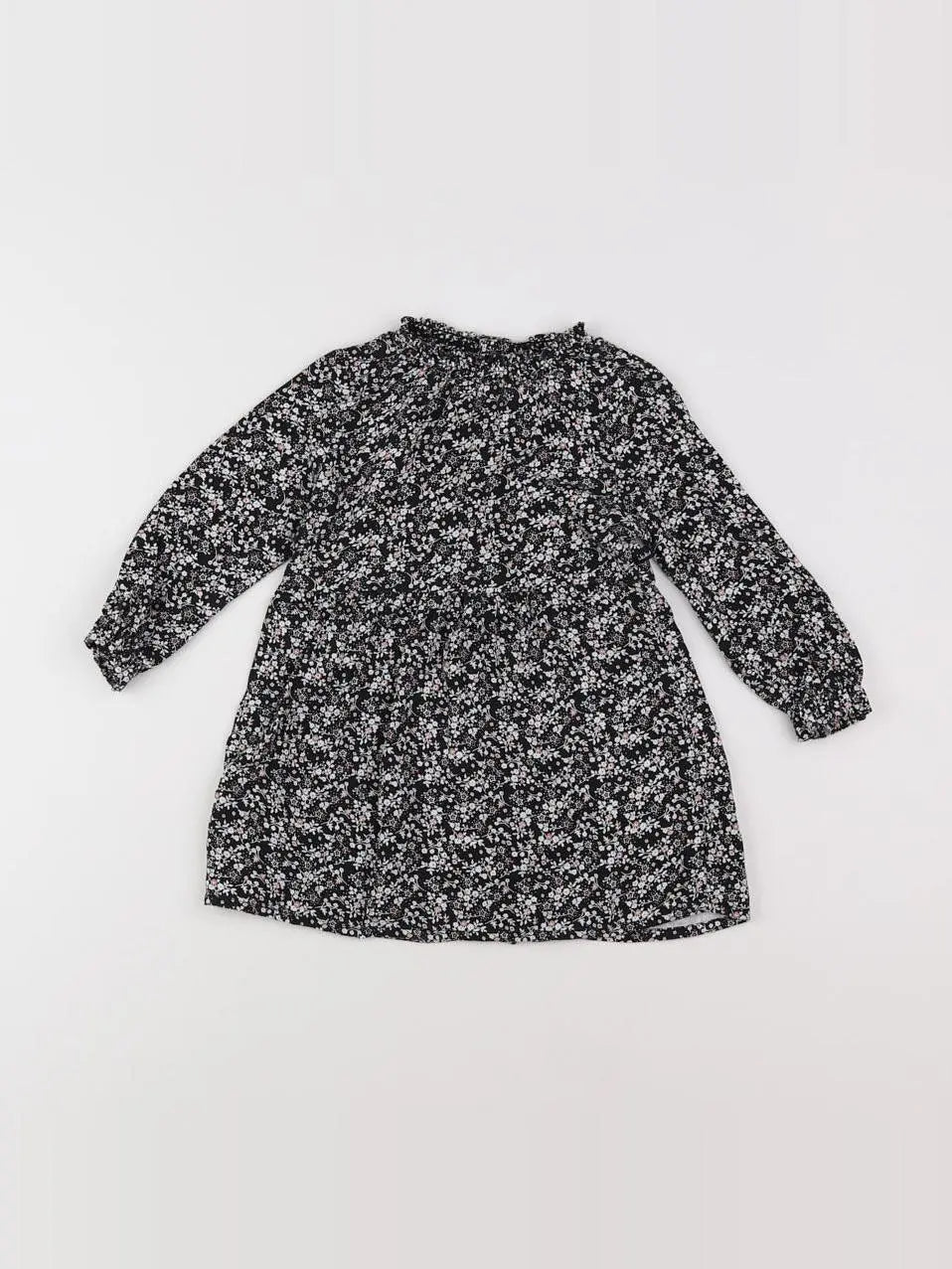 IKKS - robe noir, rose - 18 mois