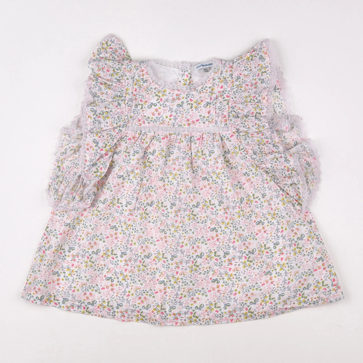 Vertbaudet - robe coton multicolore - 2 ans
