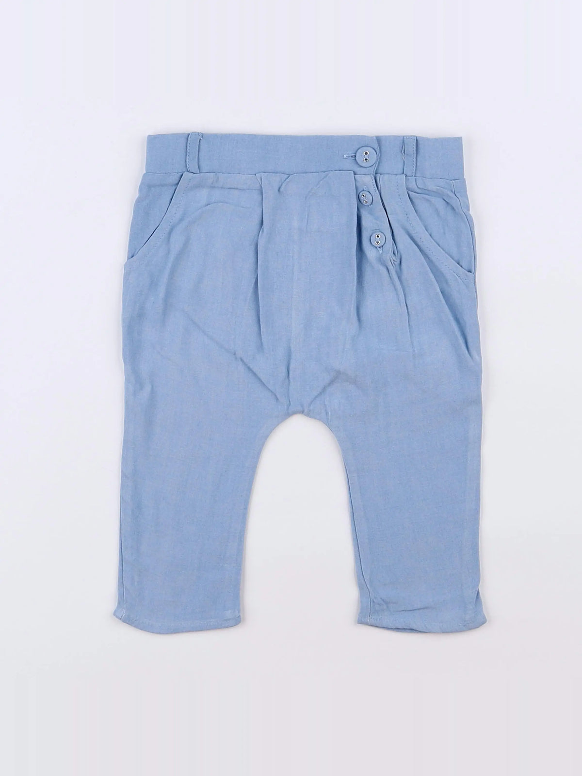 Blune - sarouel bleu - 6 mois