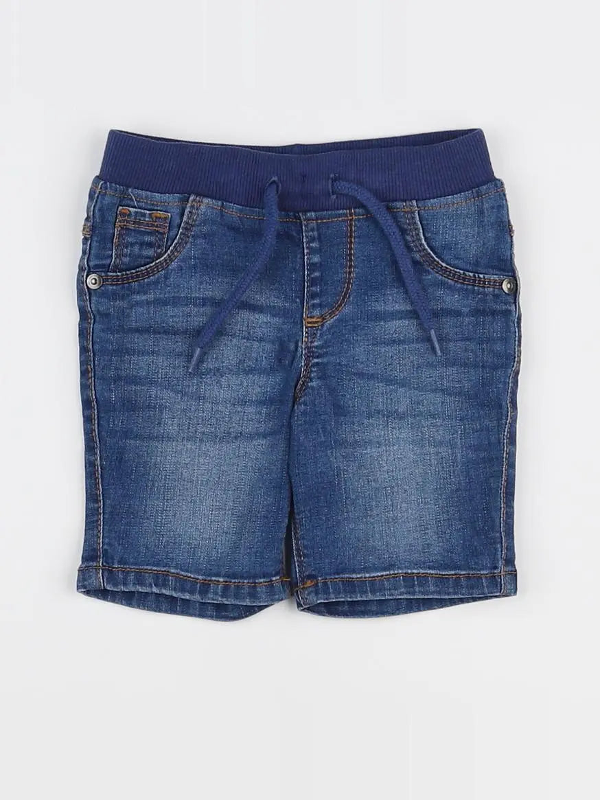 Tape à l'oeil - short bleu - 12 mois