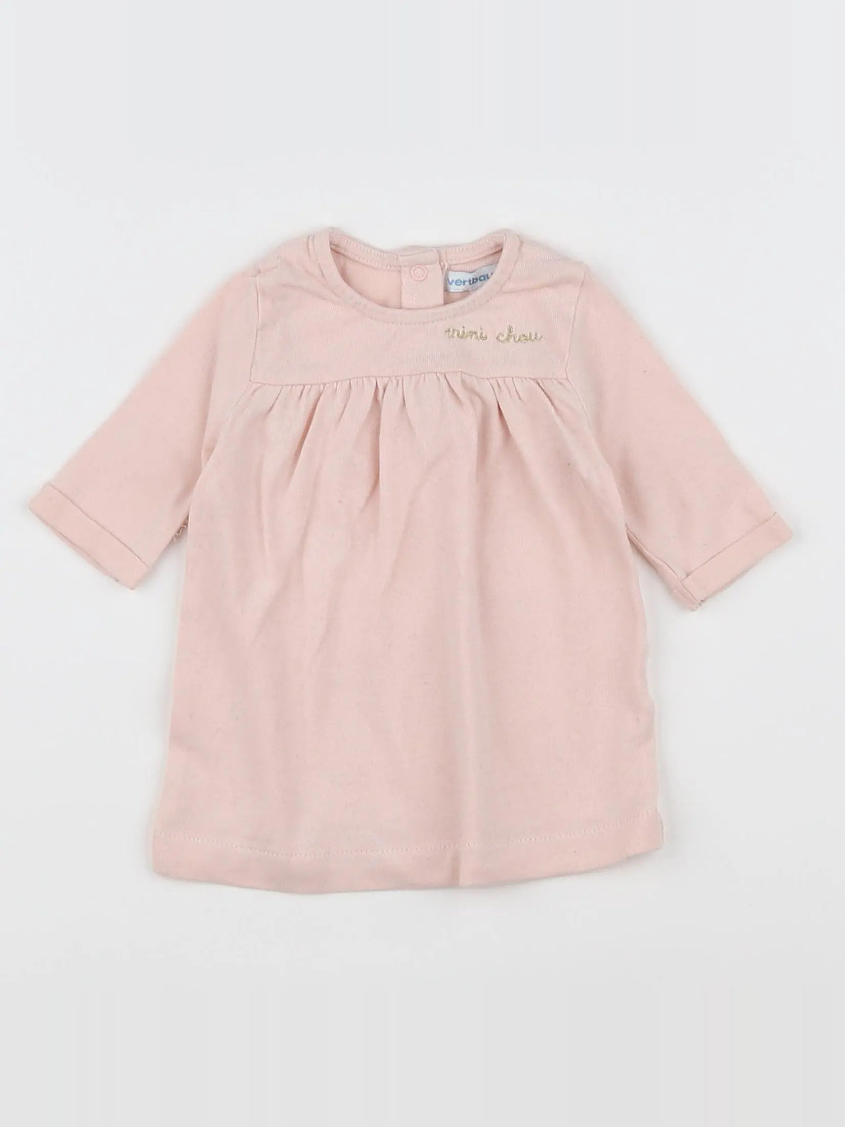 Vertbaudet - robe rose - 1 mois