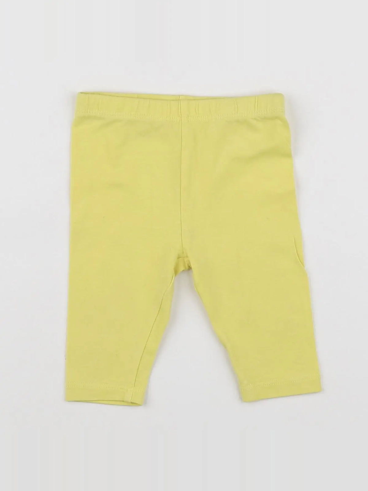 Vertbaudet - legging jaune - 6 mois
