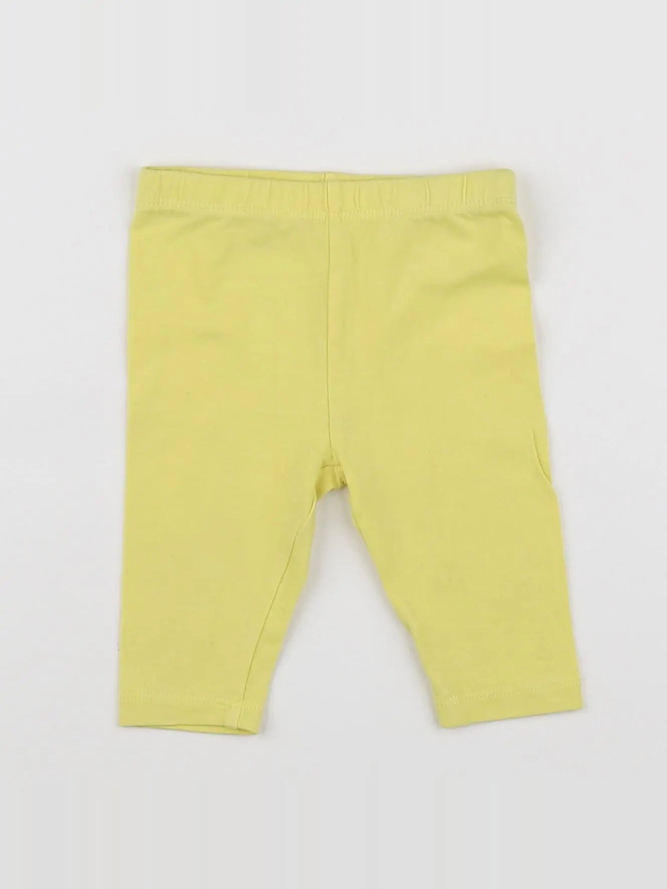 Vertbaudet - legging jaune - 6 mois